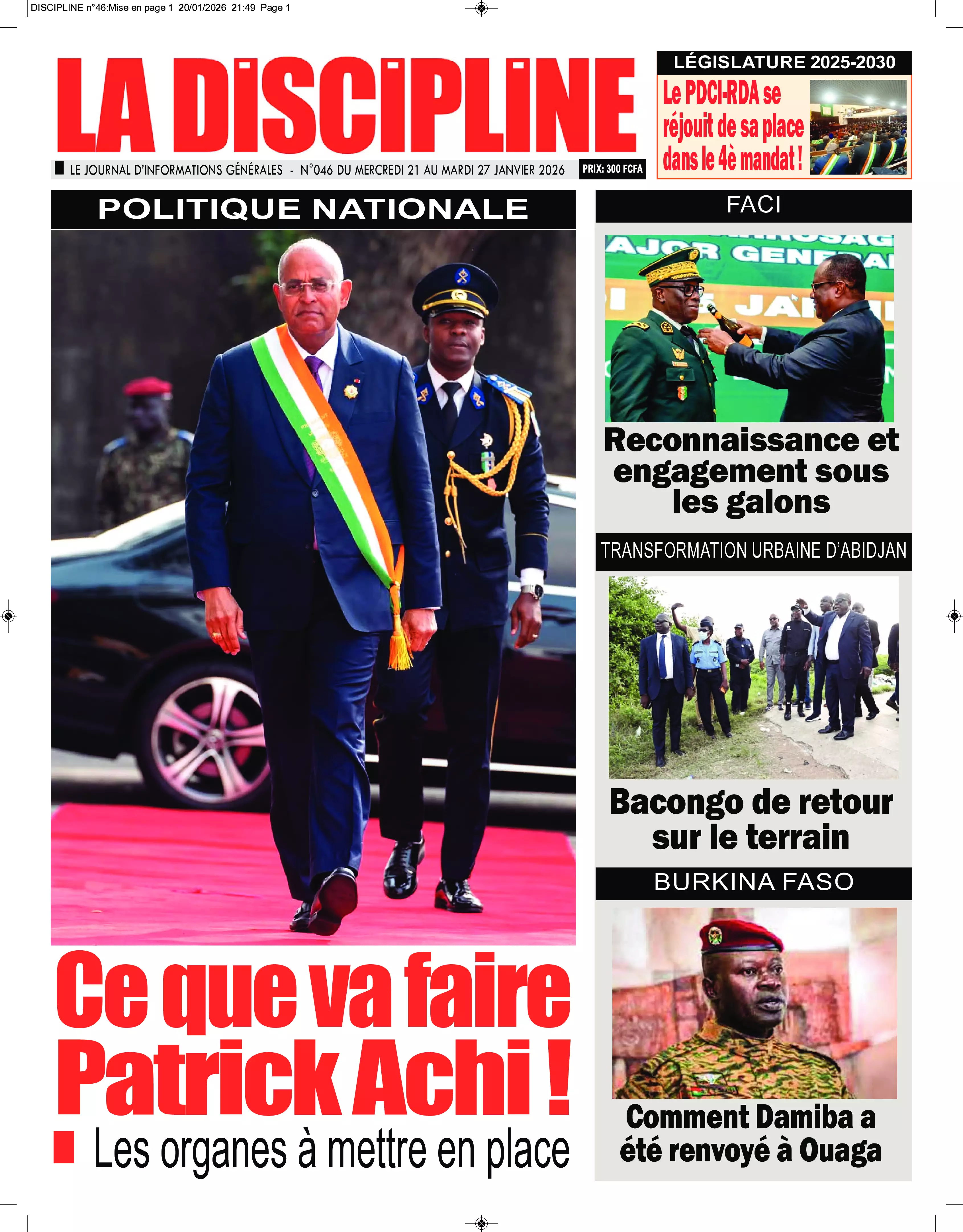 LA DISCIPLINE N° 46