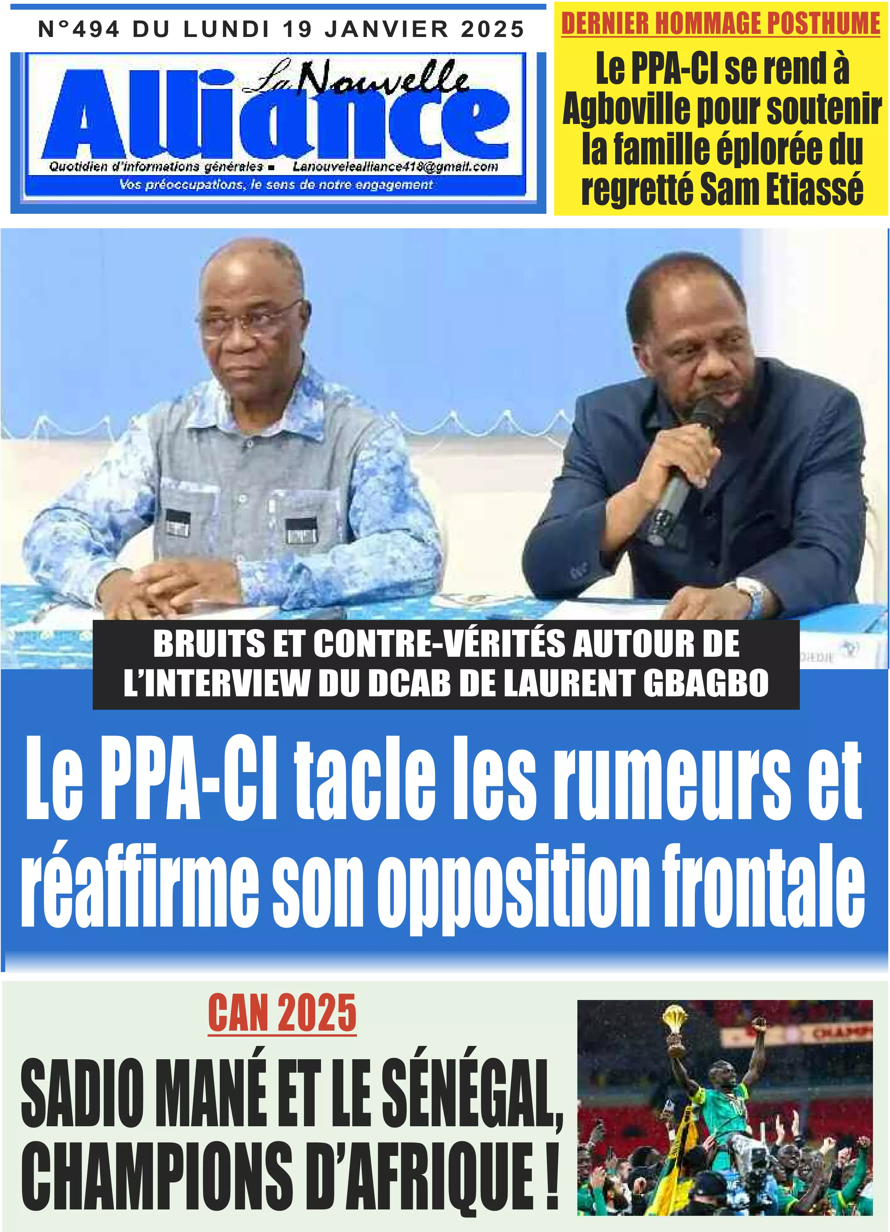 N° 494 - 2026-01-19