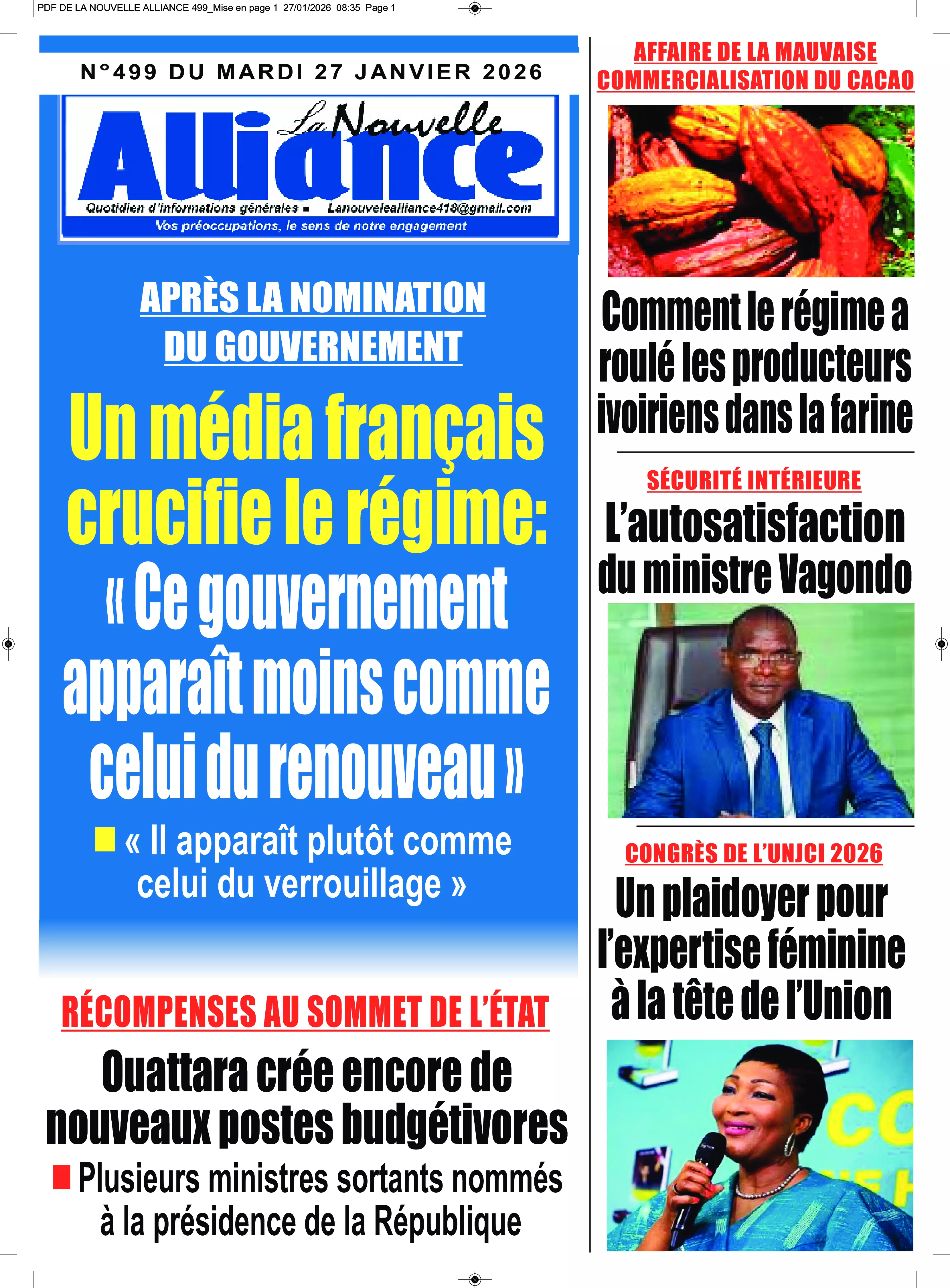 N° 499 - 2026-01-27