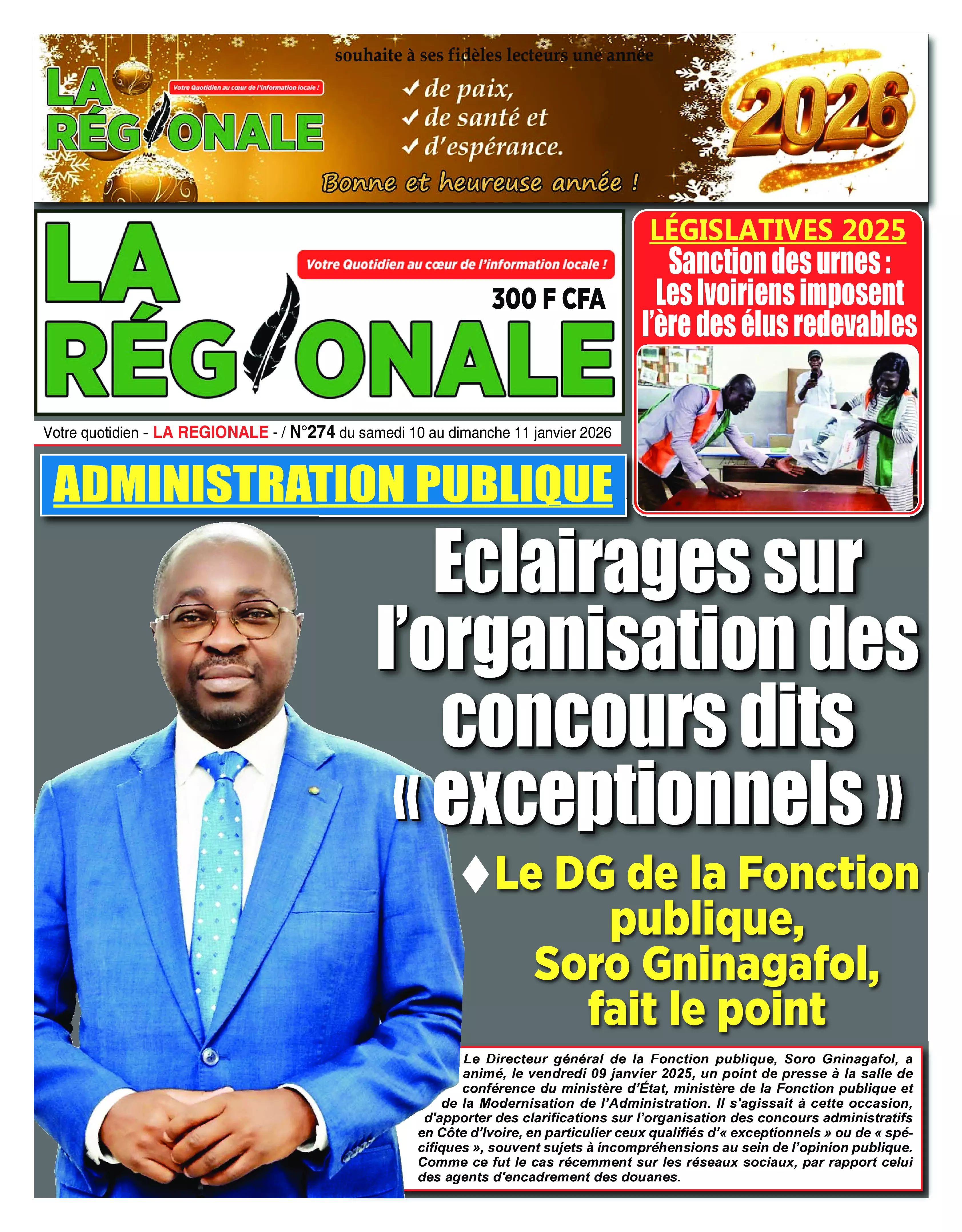 N° 274 - 2026-01-10