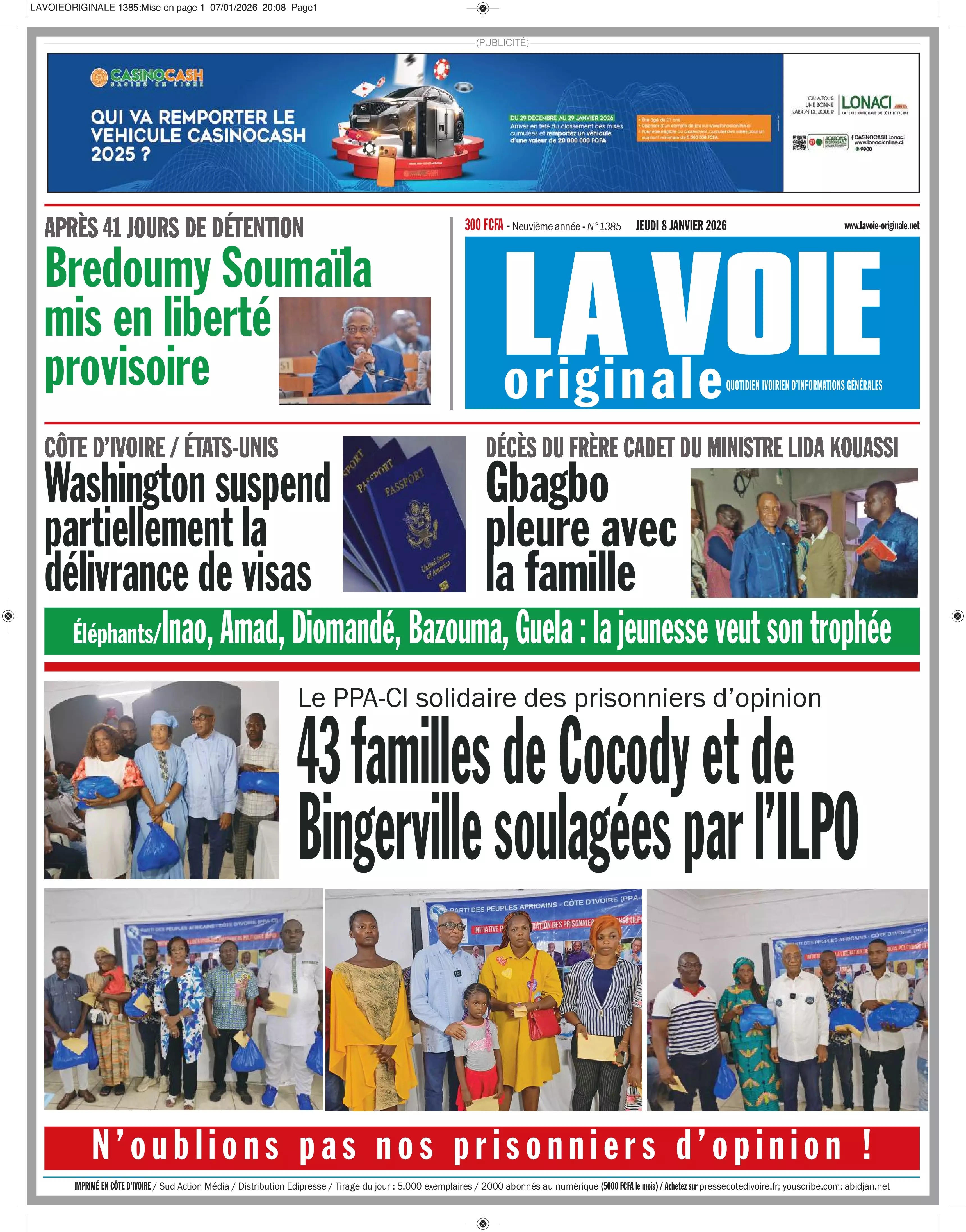 N° 1385 - 2026-01-08