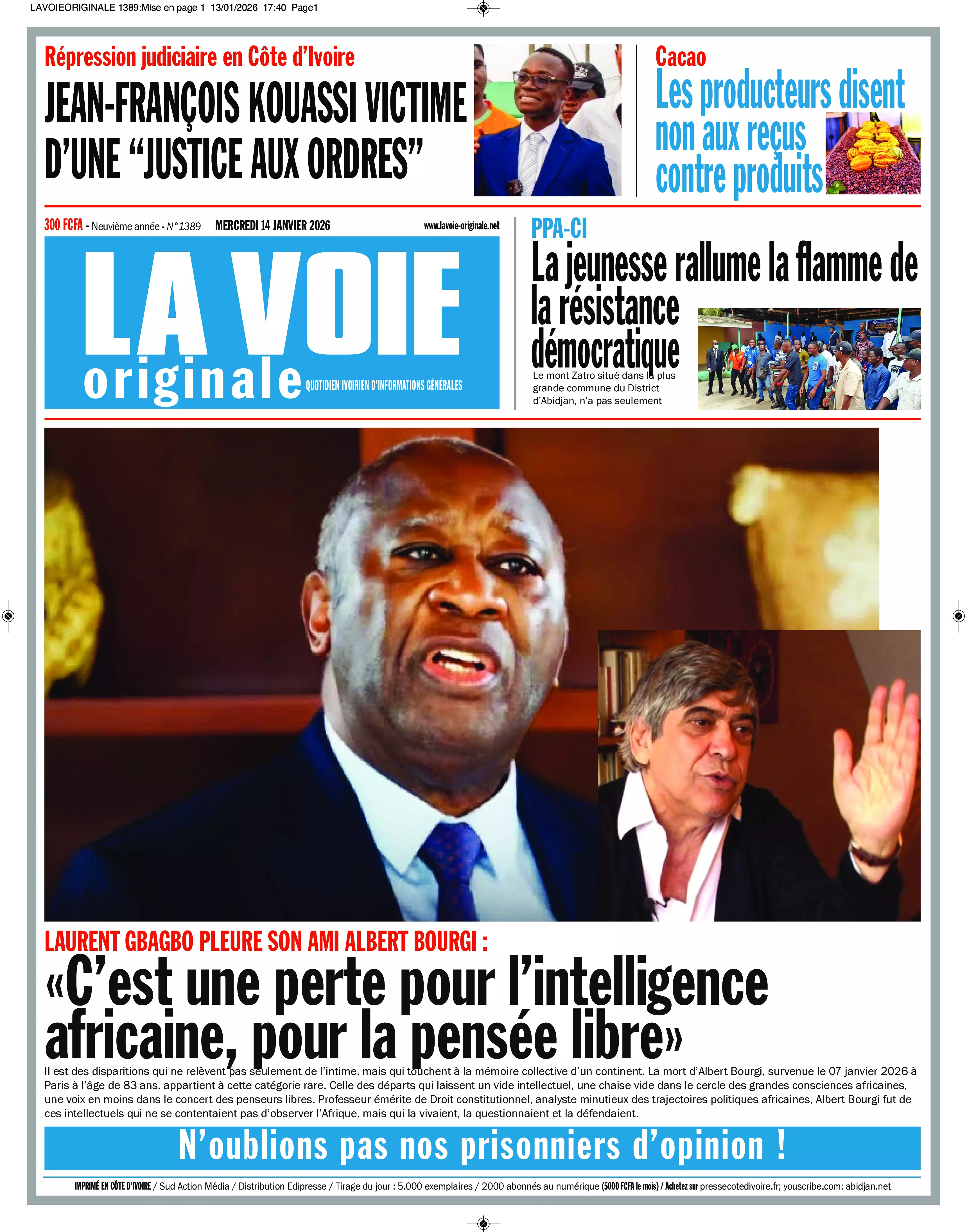 N° 1389 - 2026-01-14