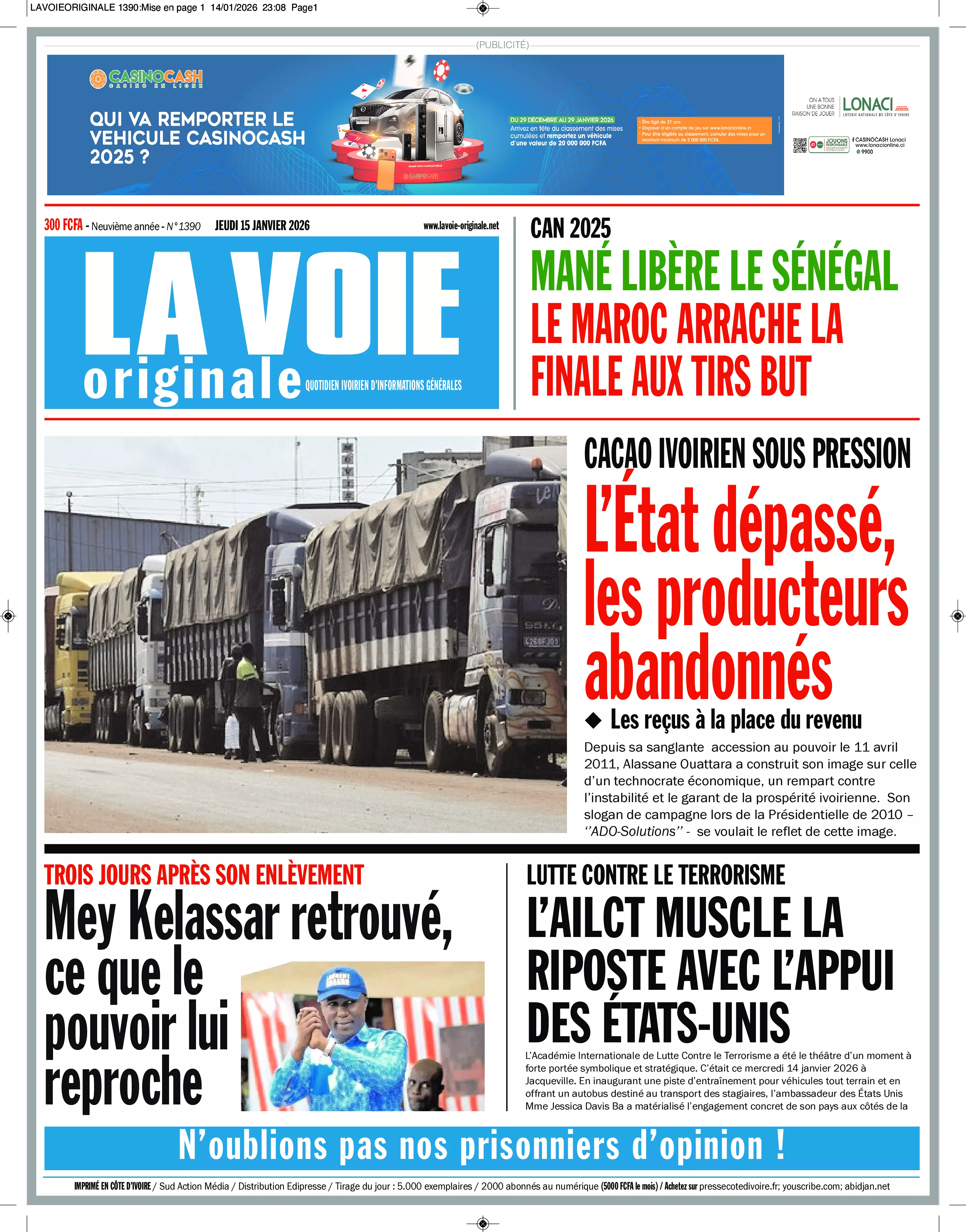 N° 1390 - 2026-01-15