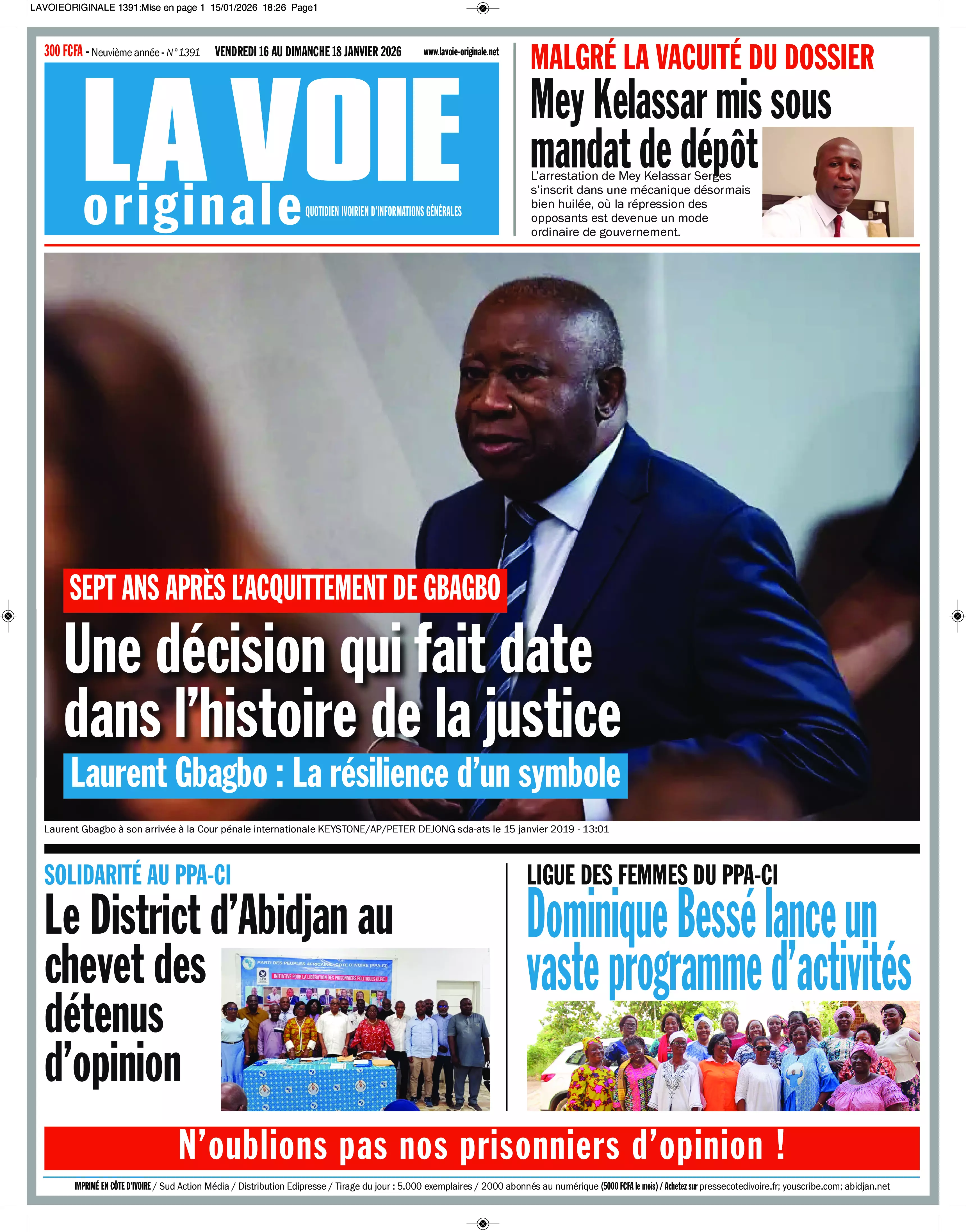 N° 1391 - 2026-01-16
