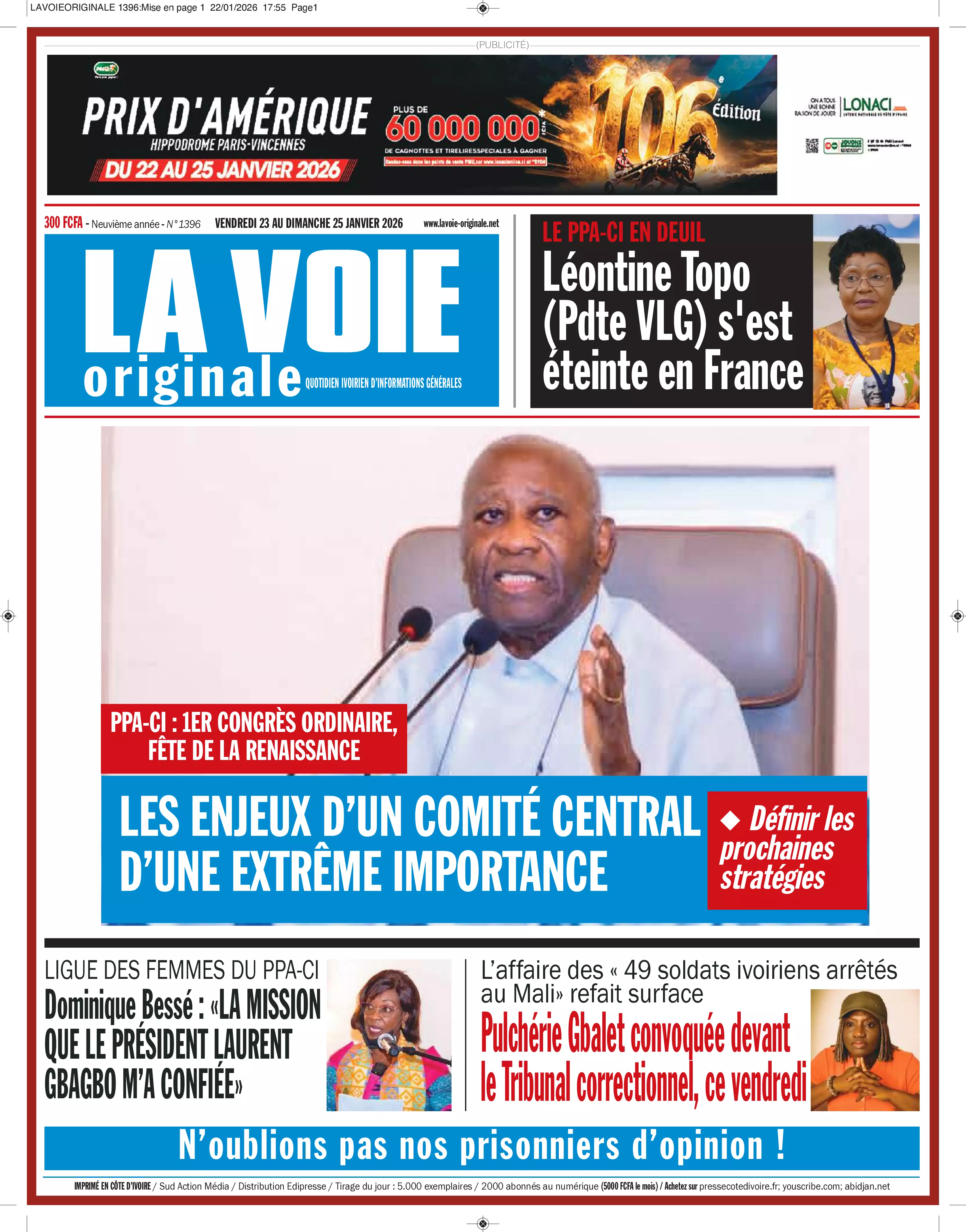 N° 1396 - 2026-01-23