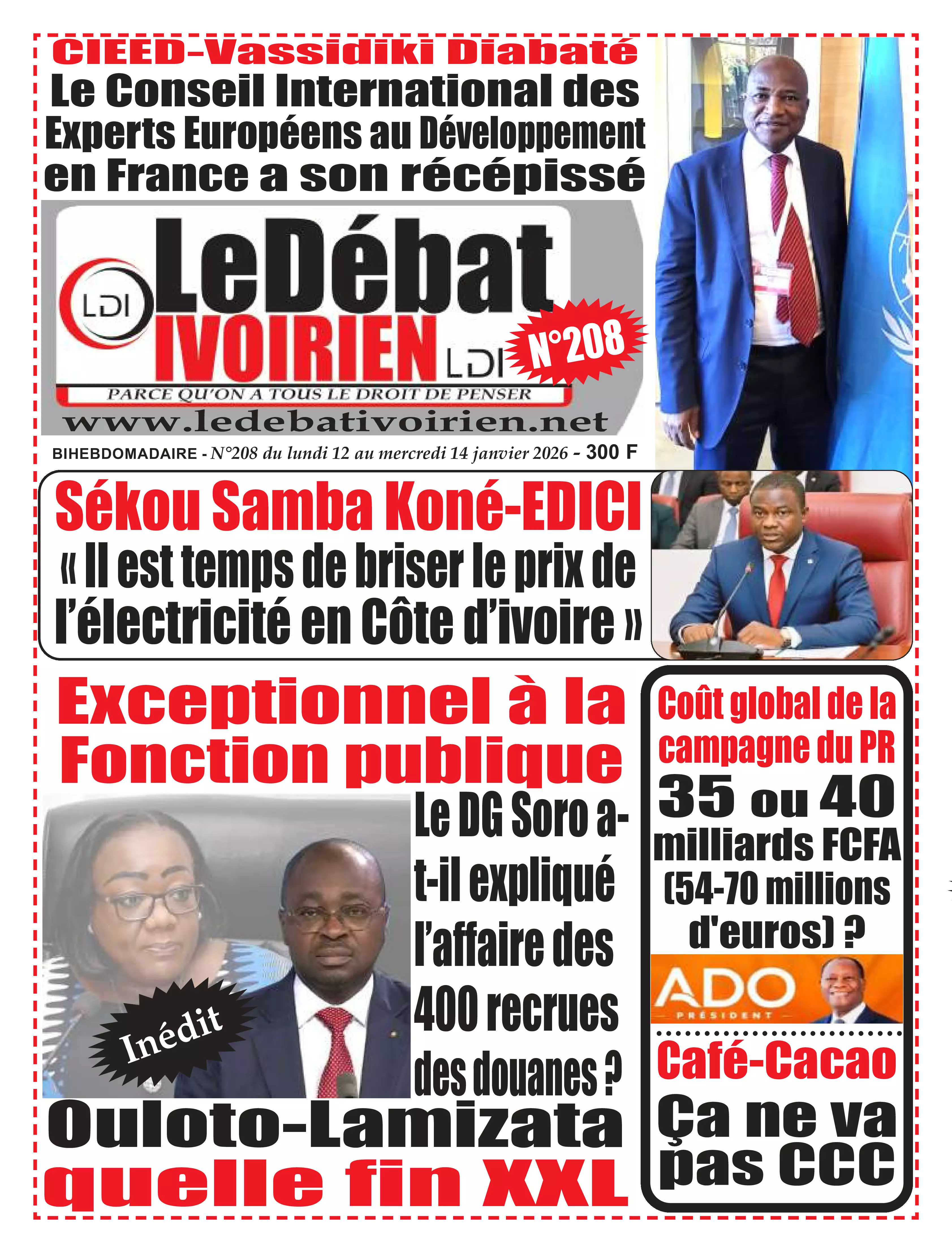 N° 208 - 2026-01-12