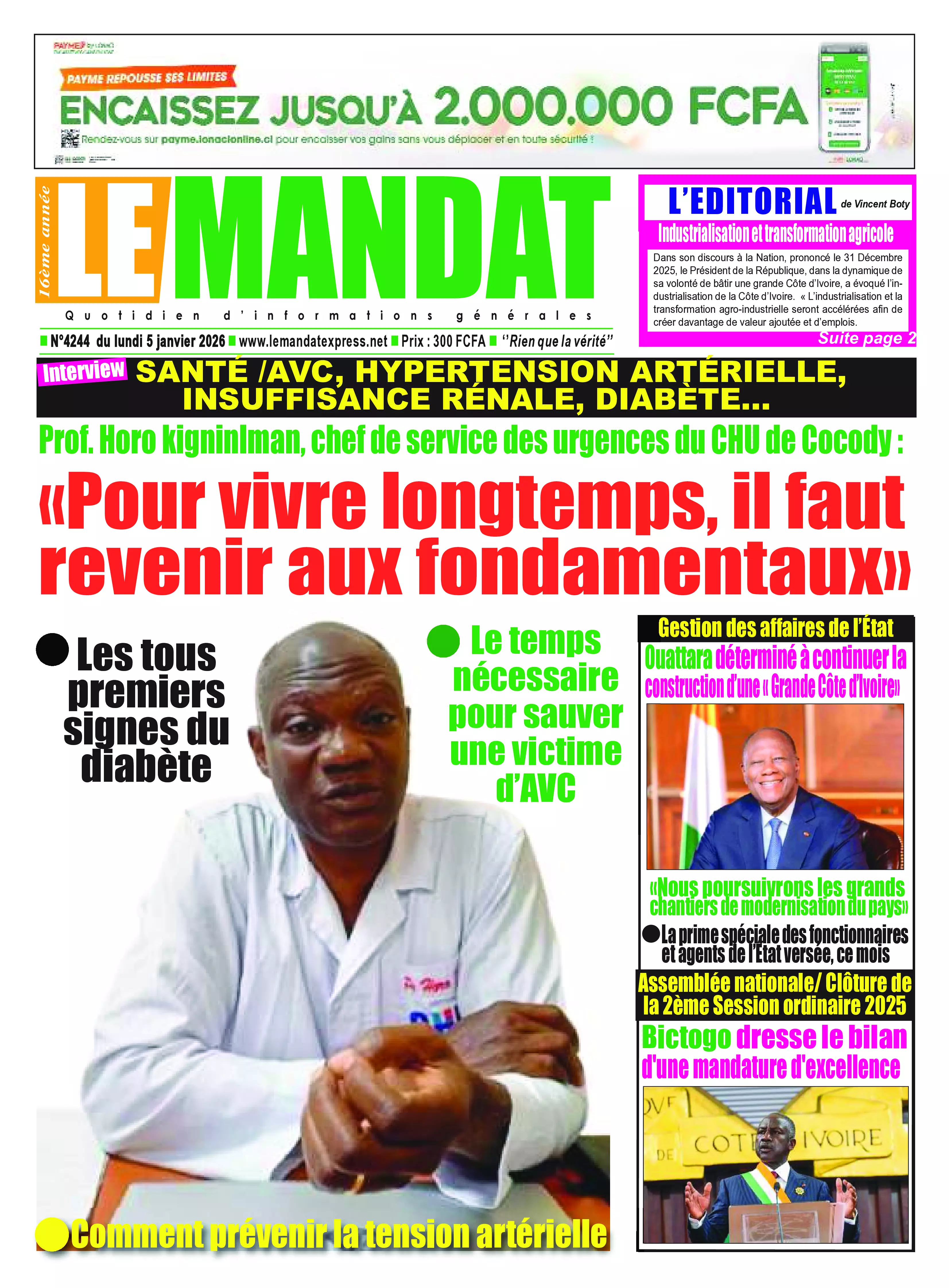 N° 4244 - 2026-01-05