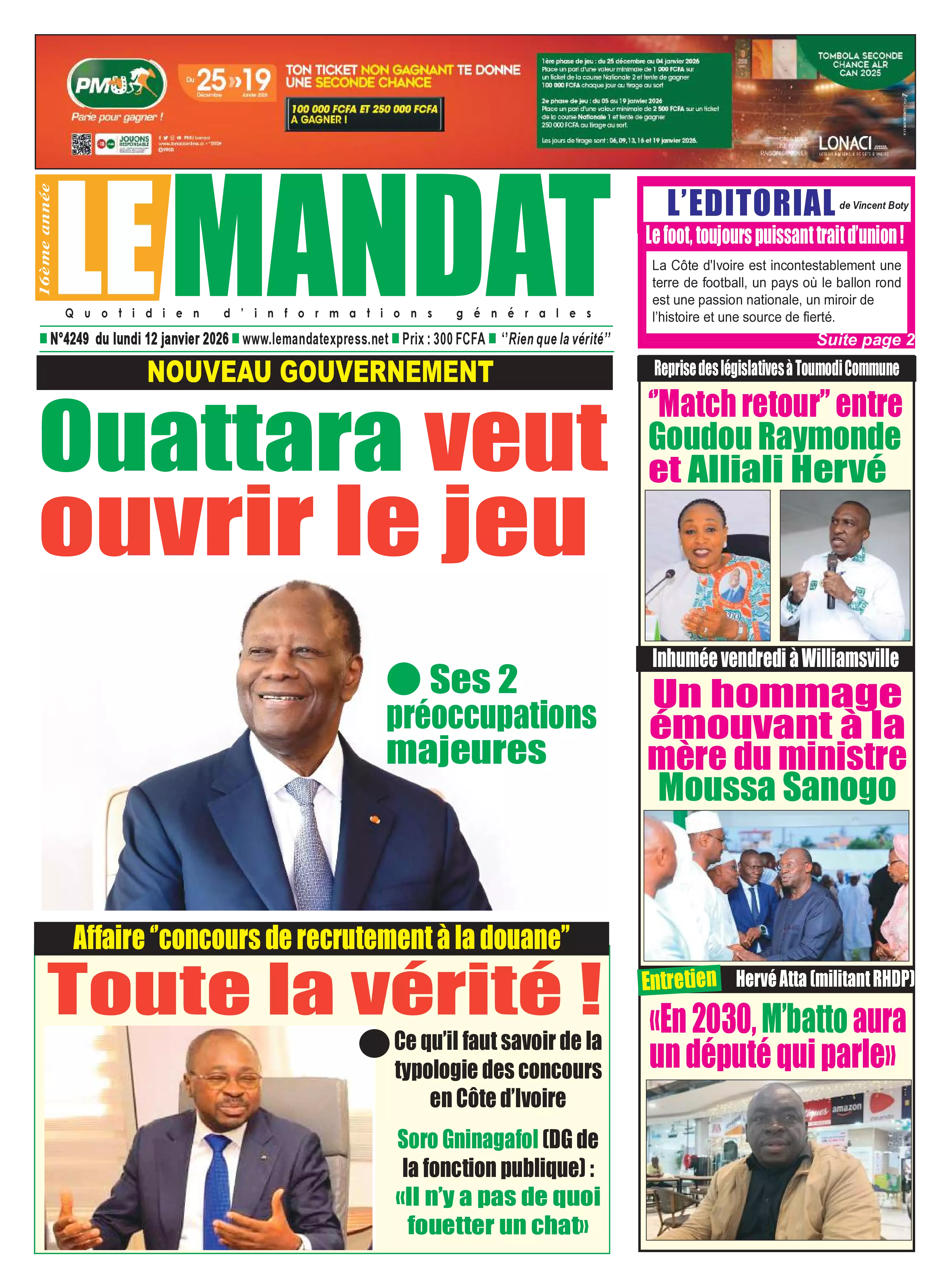 N° 4249 - 2026-01-12