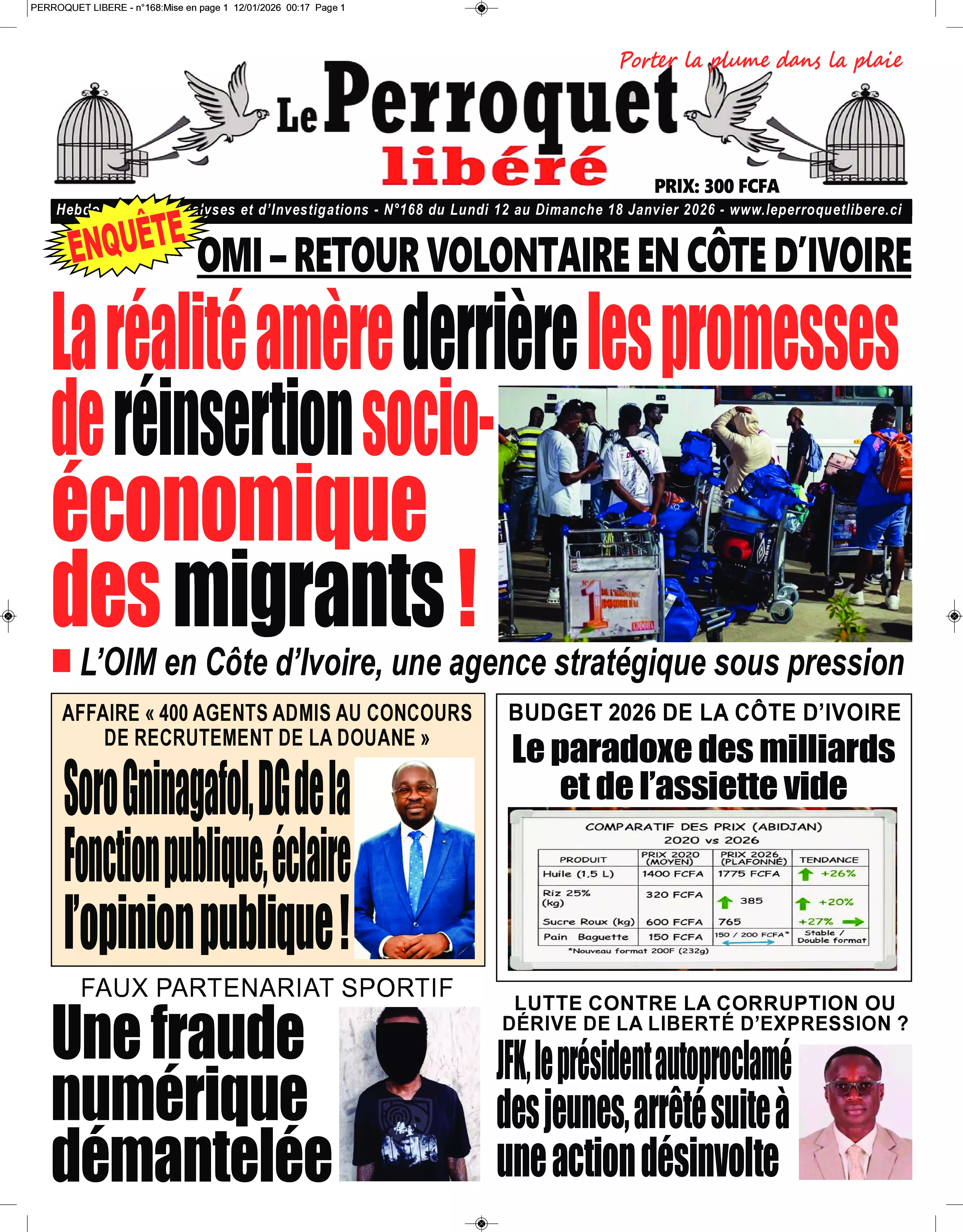 N° 168 - 2026-01-12