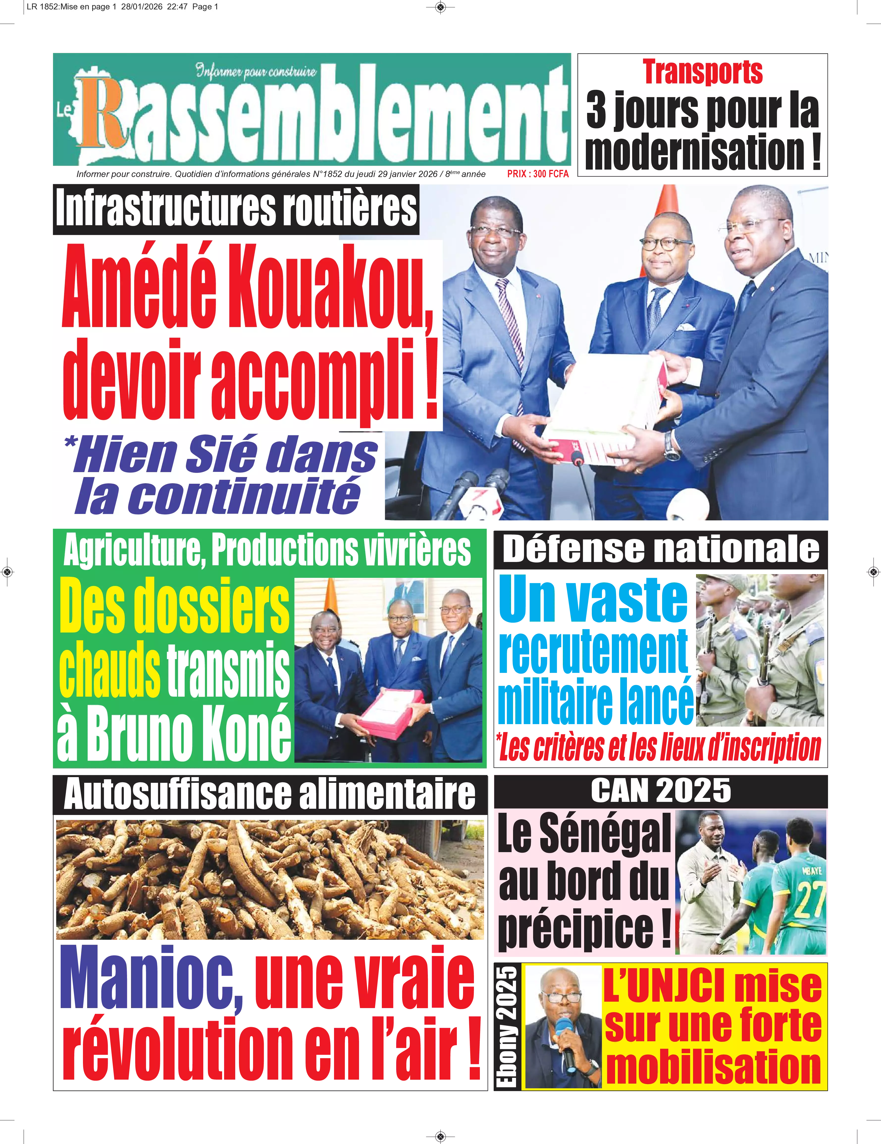 N° 1852 - 2026-01-29