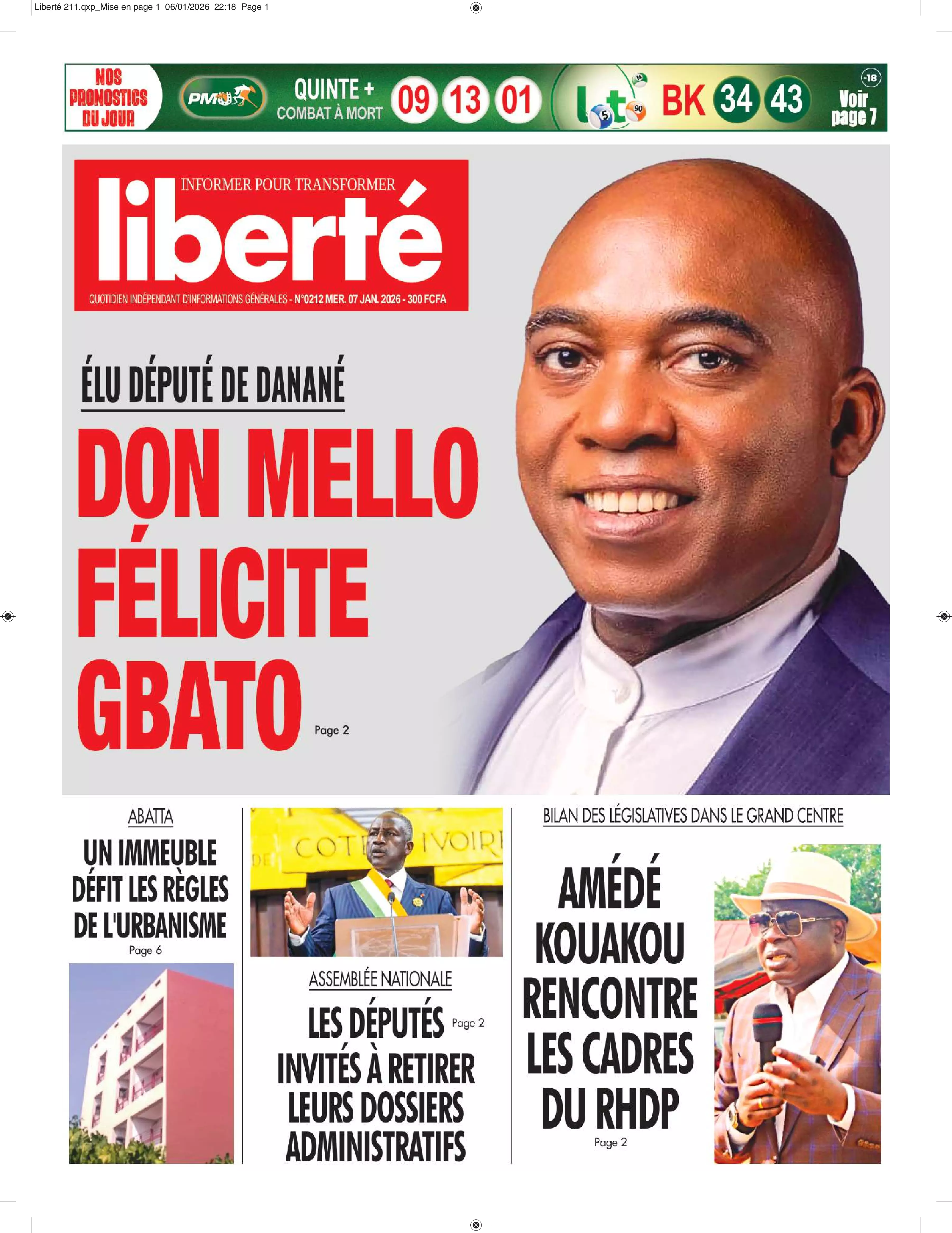 N° 212 - 2026-01-07