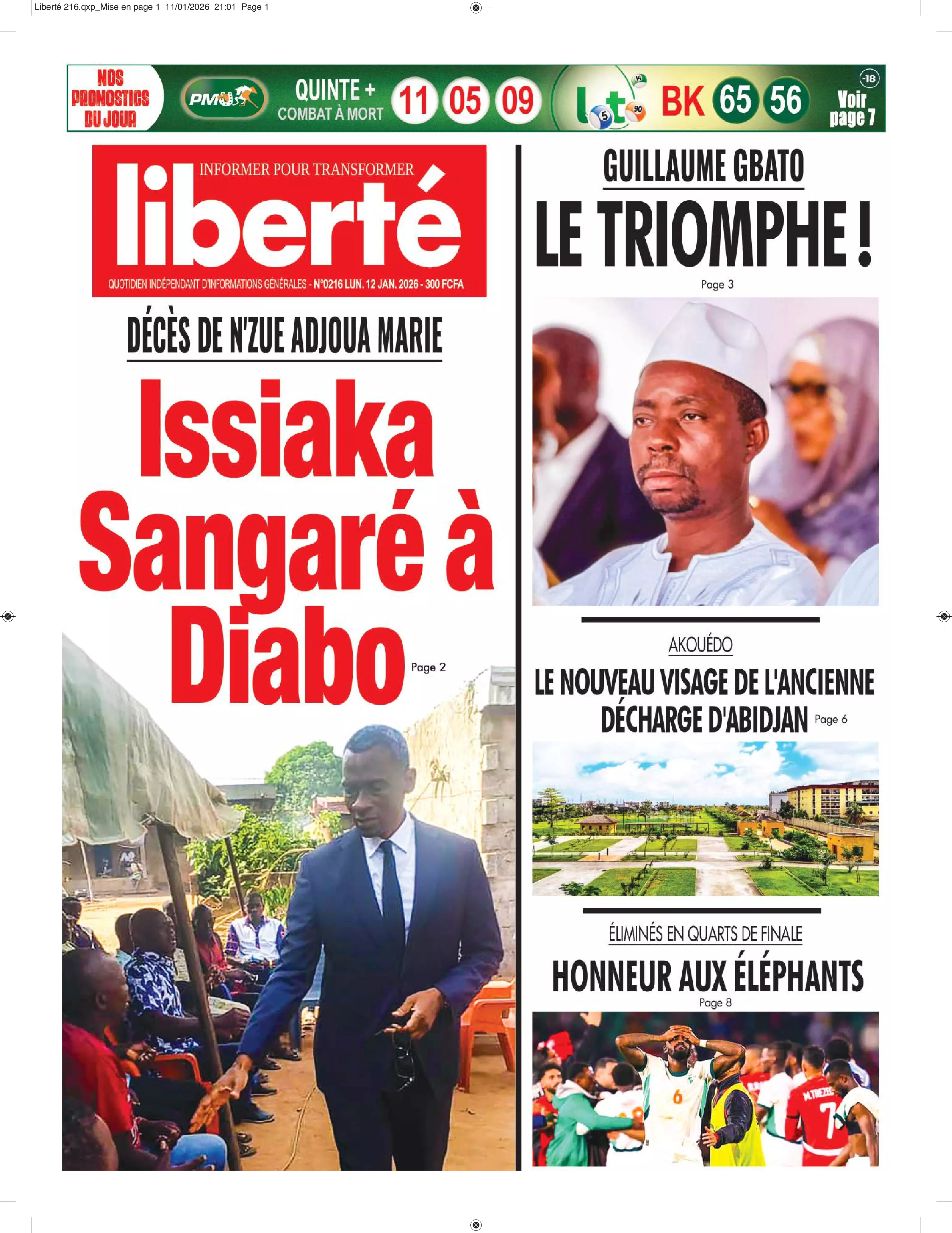 N° 216 - 2026-01-12