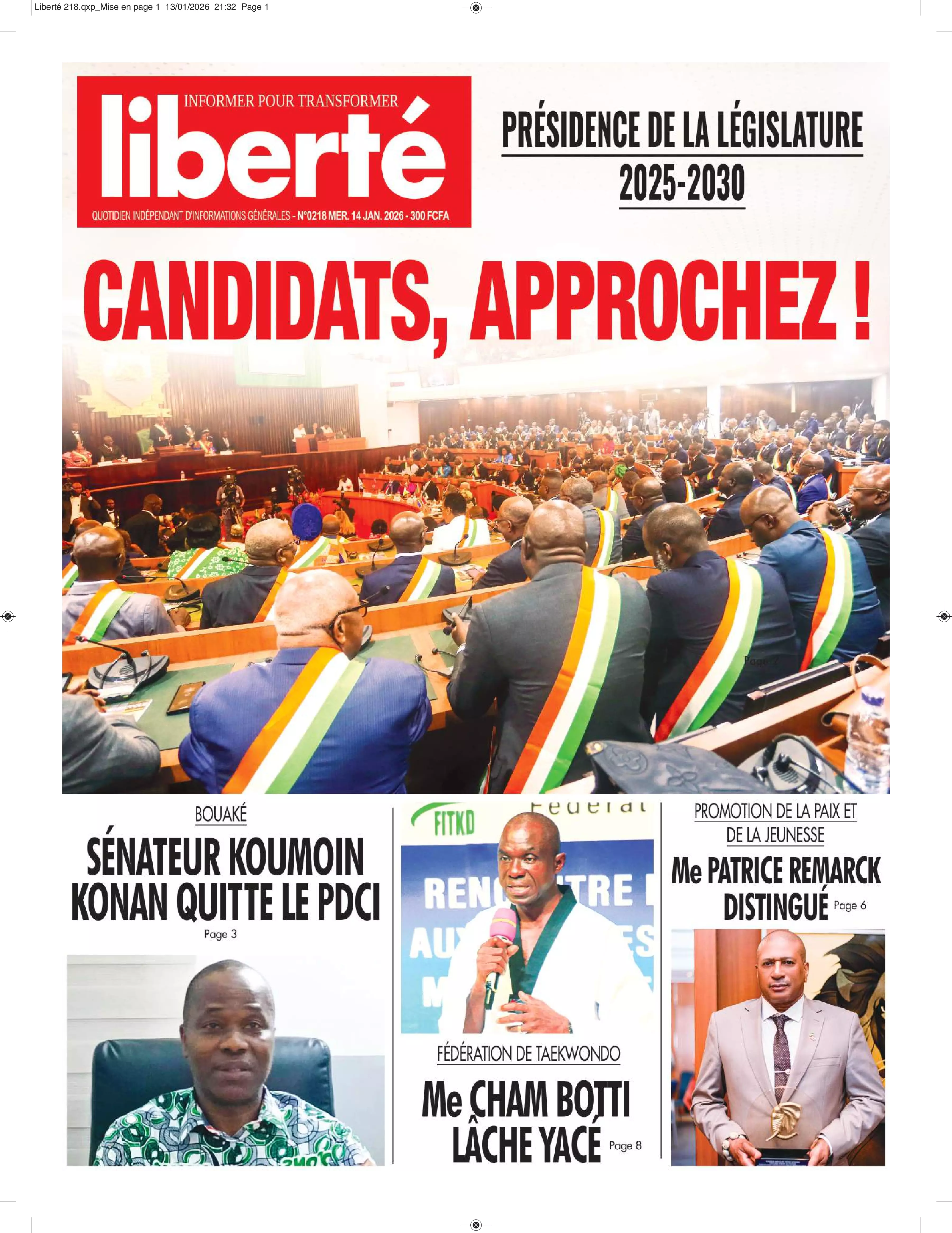 N° 218 - 2026-01-14