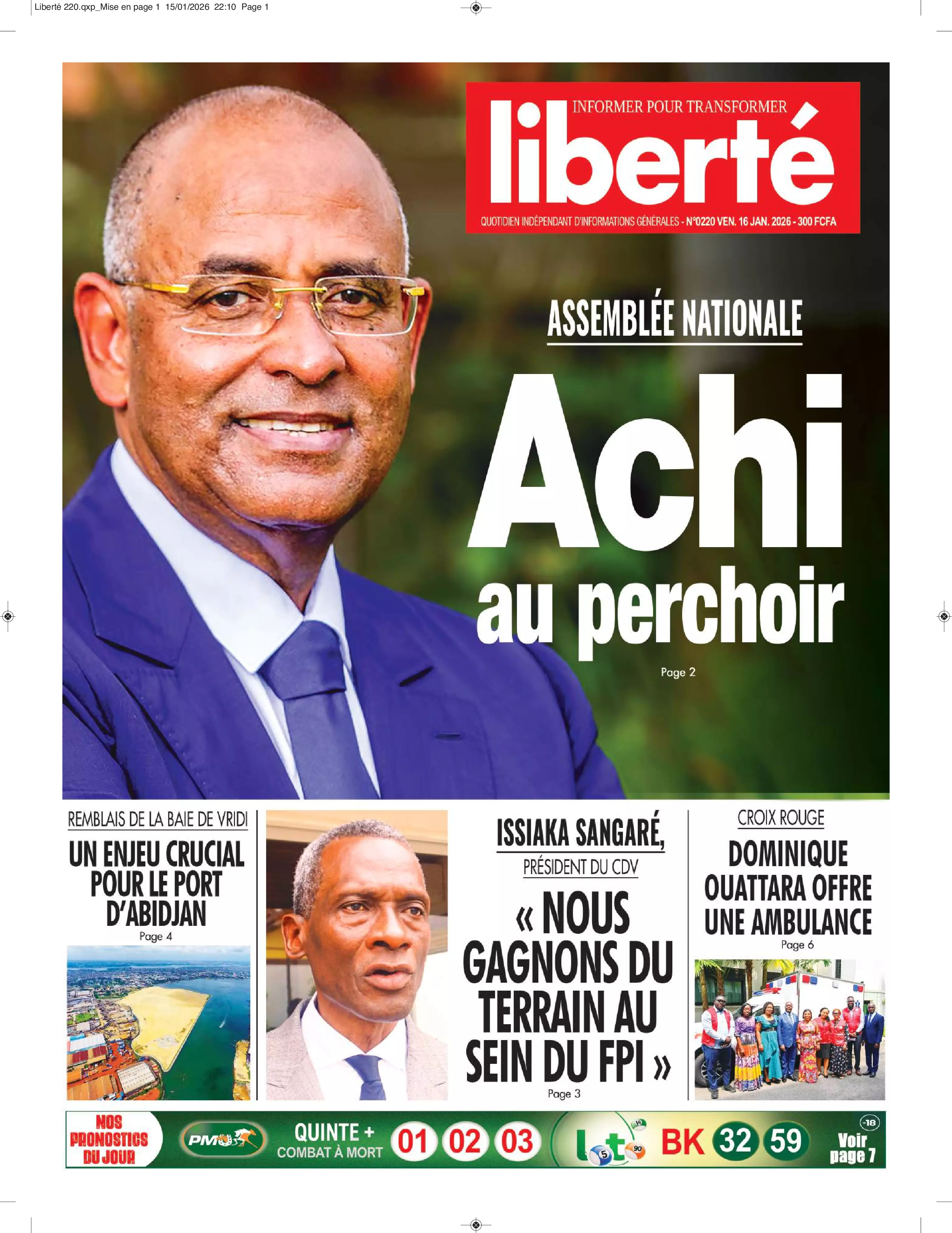 N° 220 - 2026-01-16