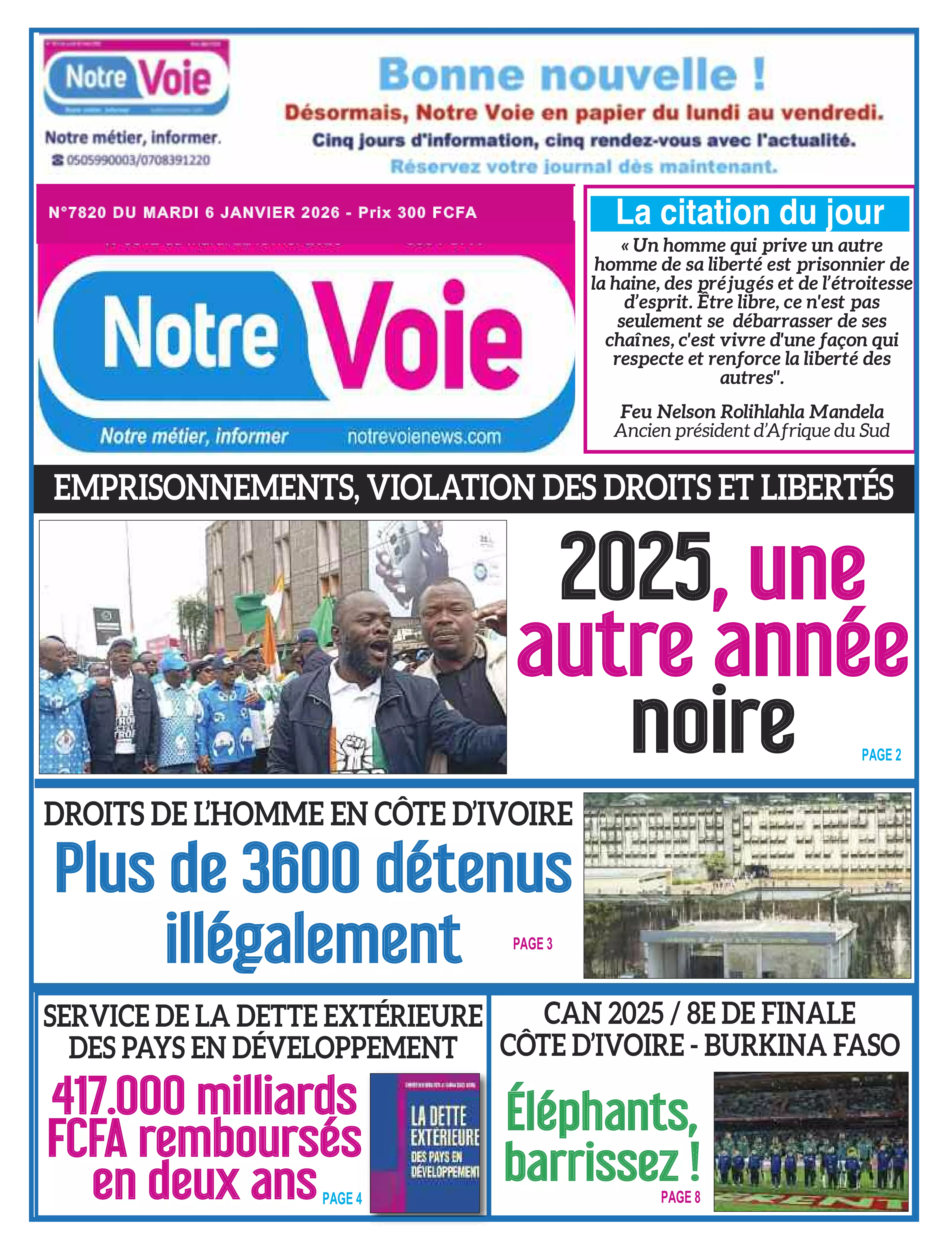 N° 7820 - 2026-01-06