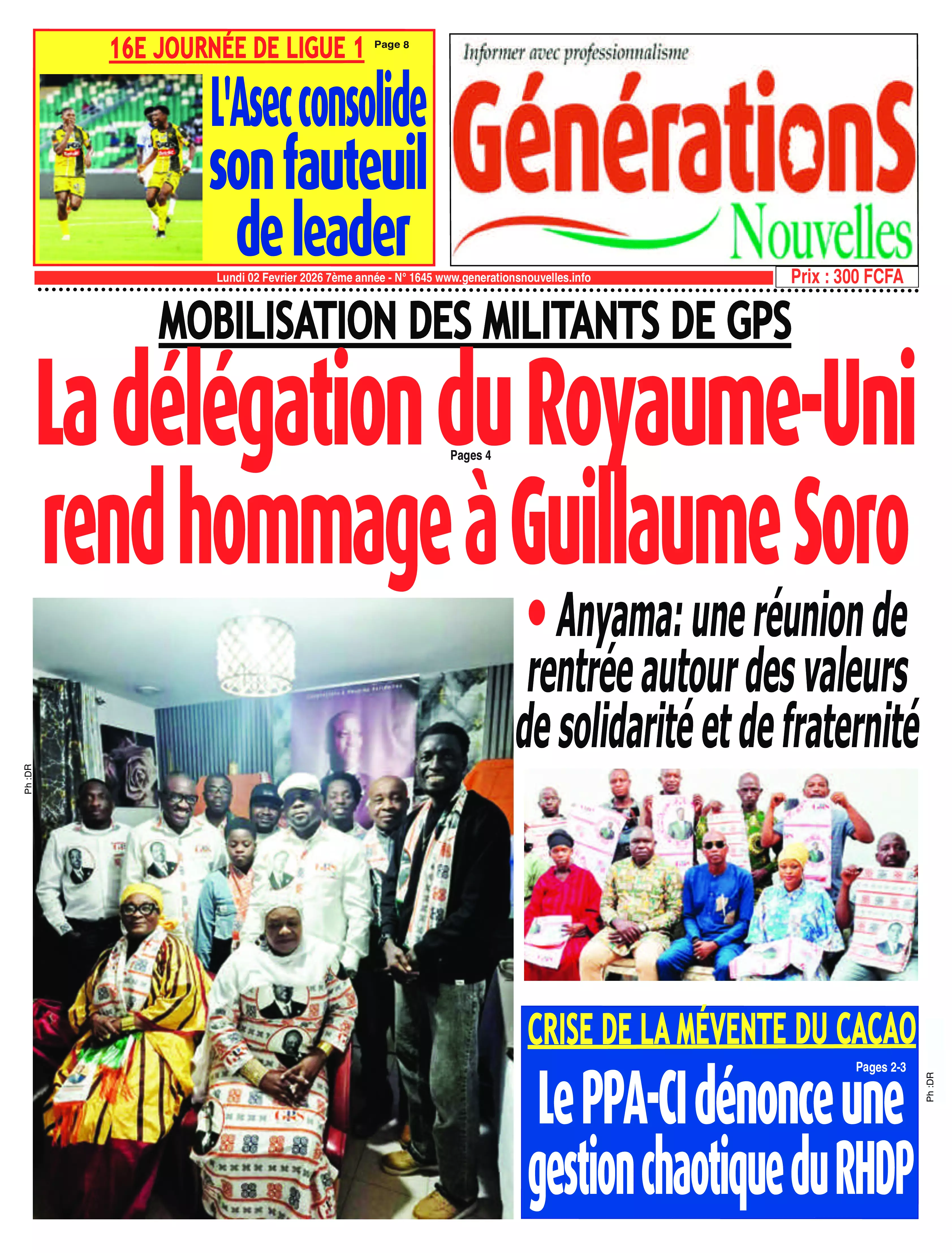 GENERATIONS NOUVELLES