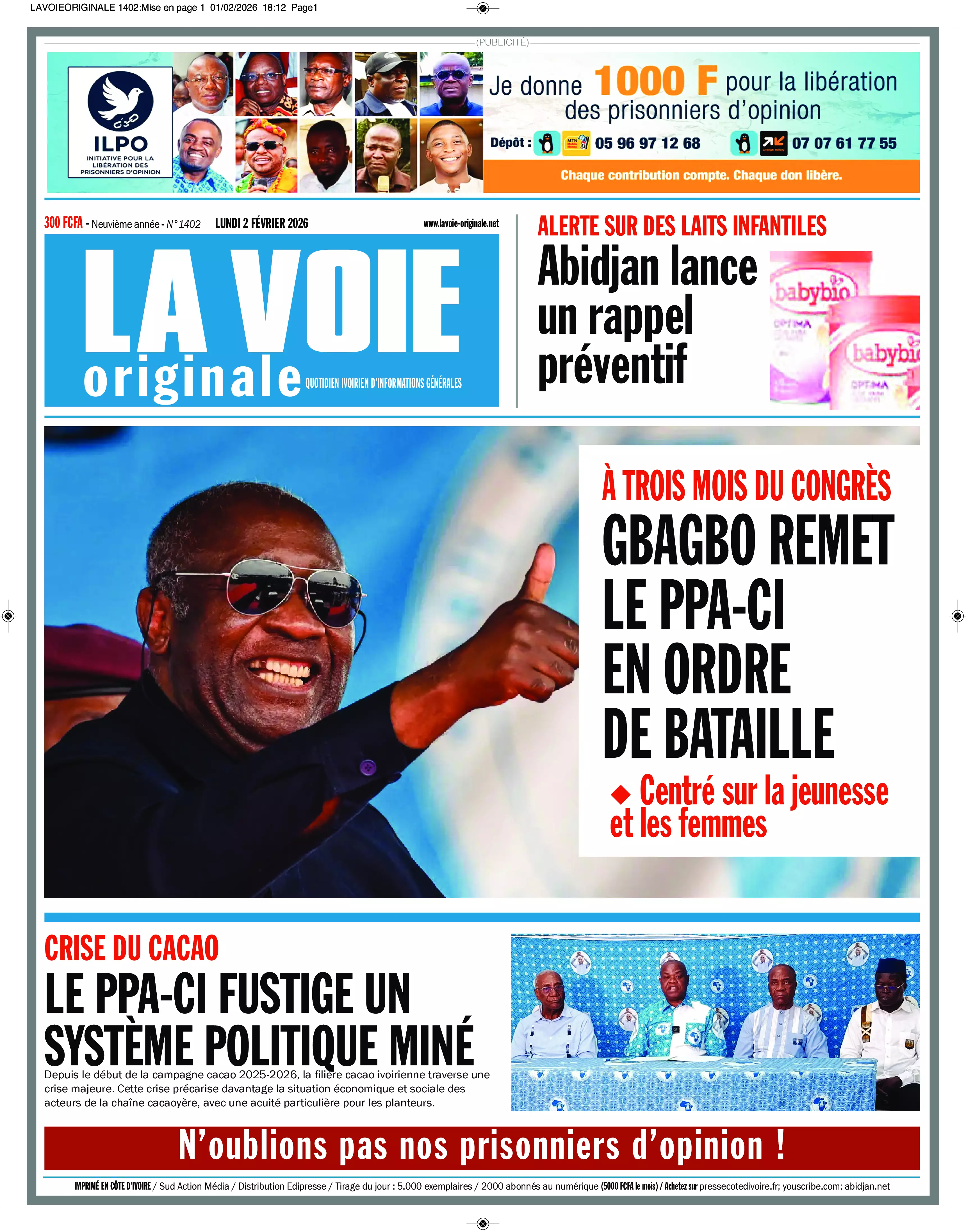 N° 1402 - 2026-02-02