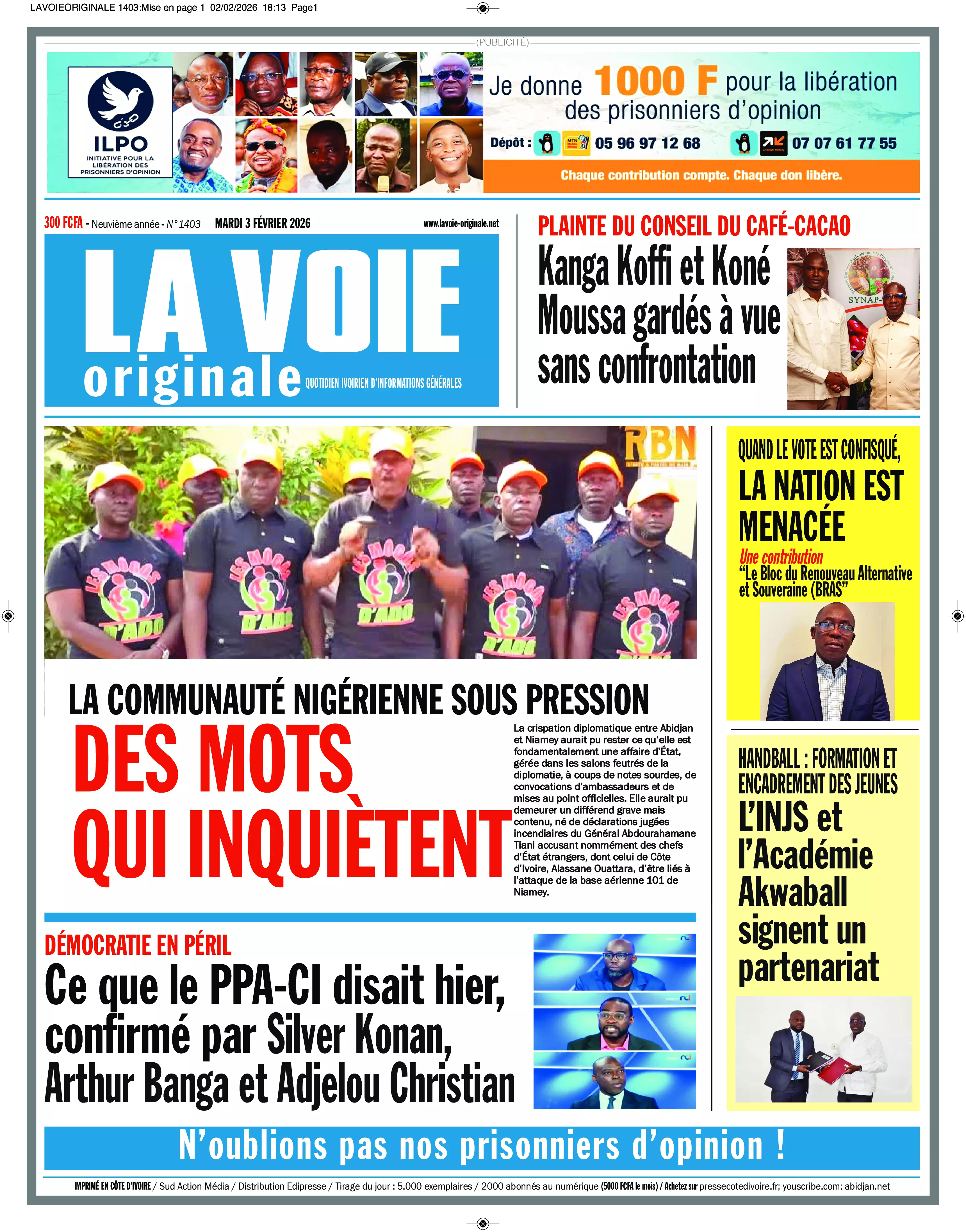 N° 1403 - 2026-02-03