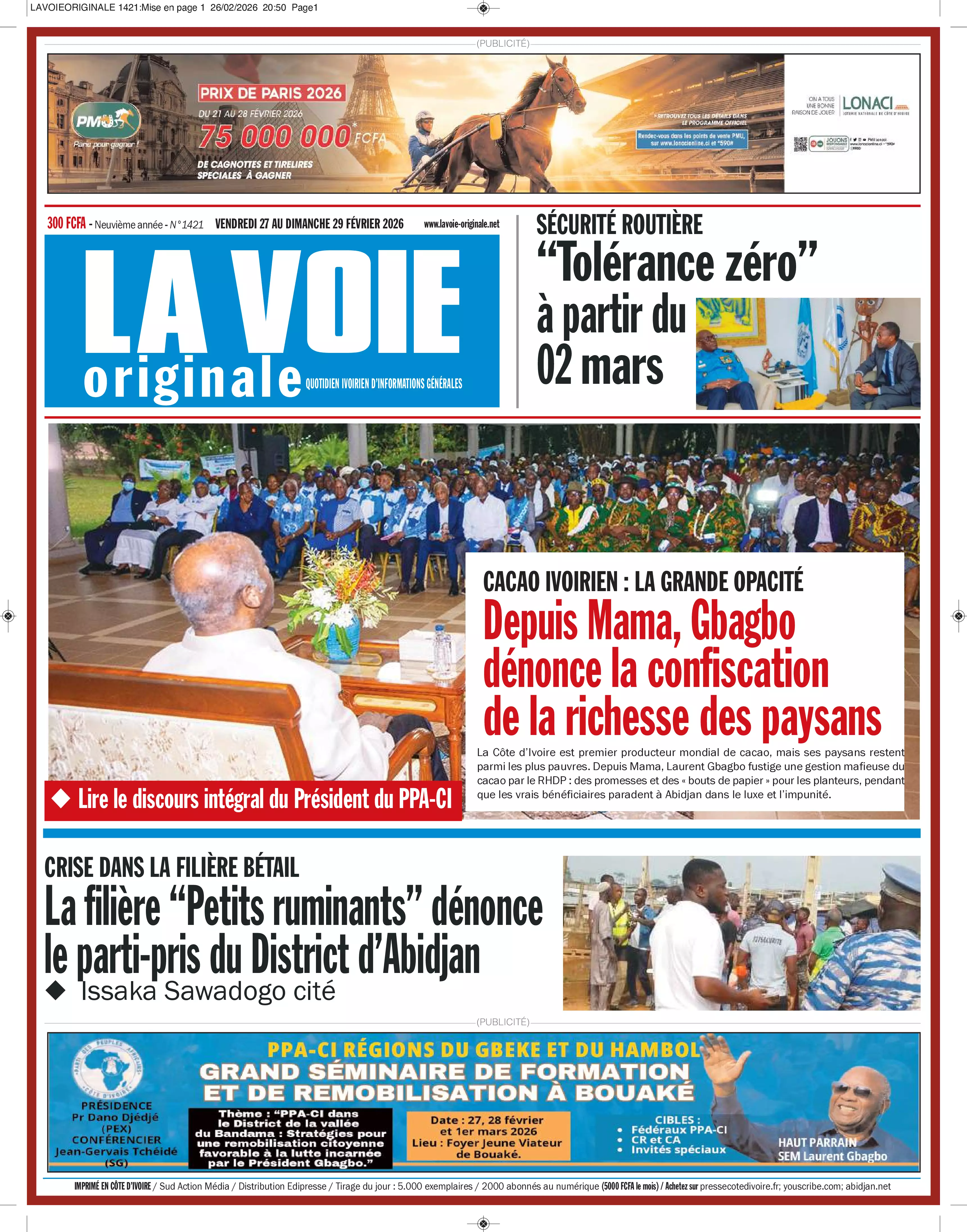 N° 1421 - 2026-02-27
