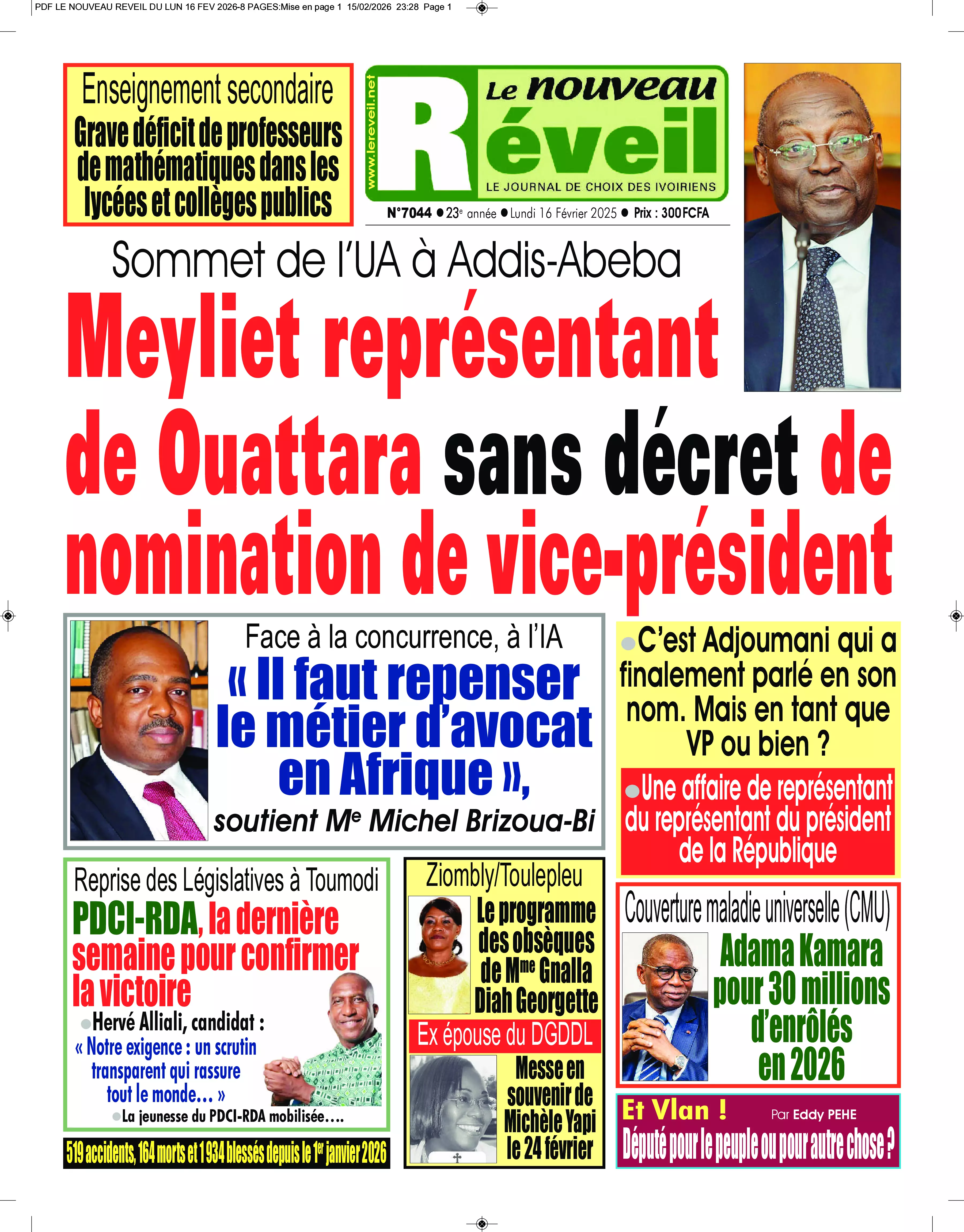 N° 7044 - 2026-02-16