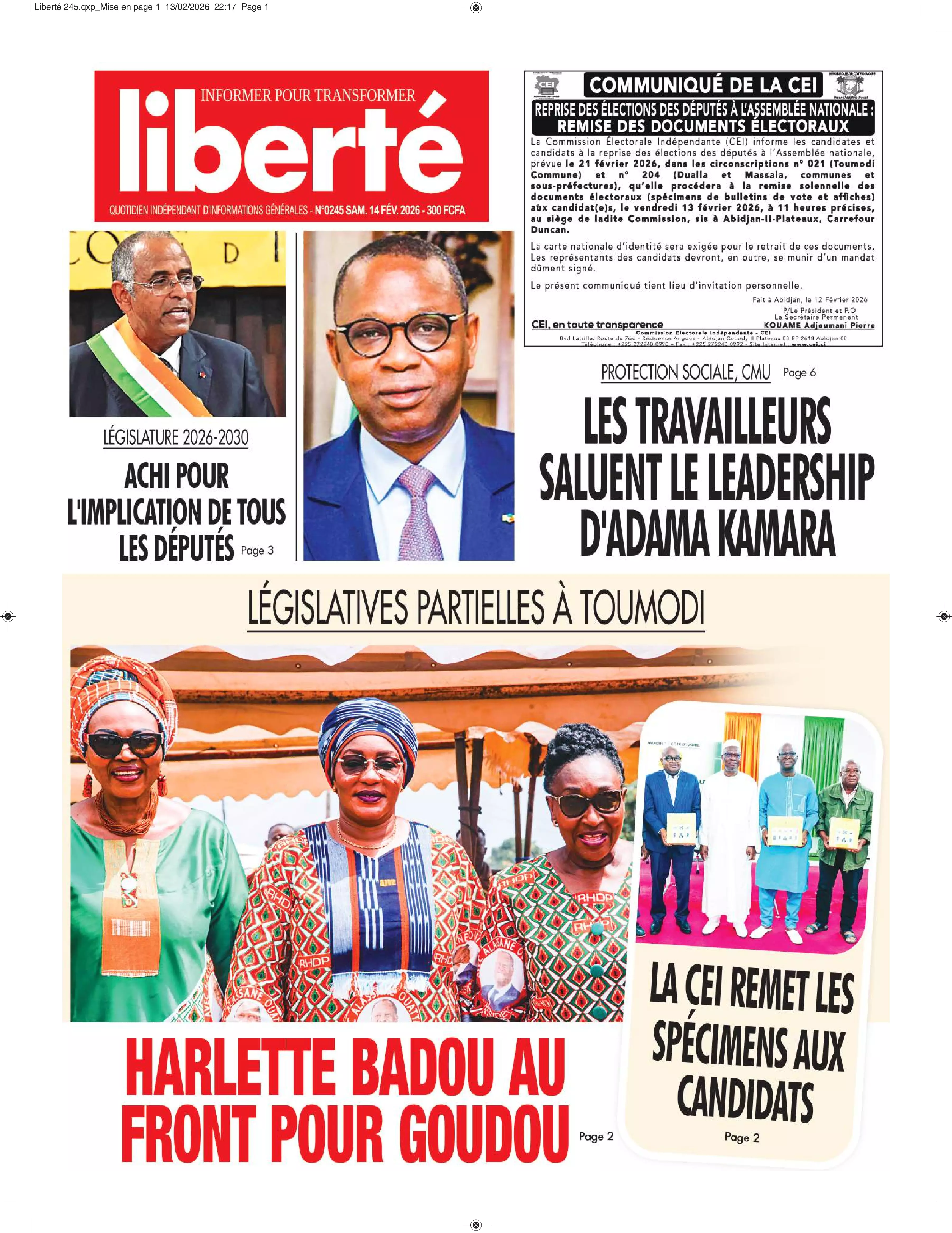 N° 245 - 2026-02-14