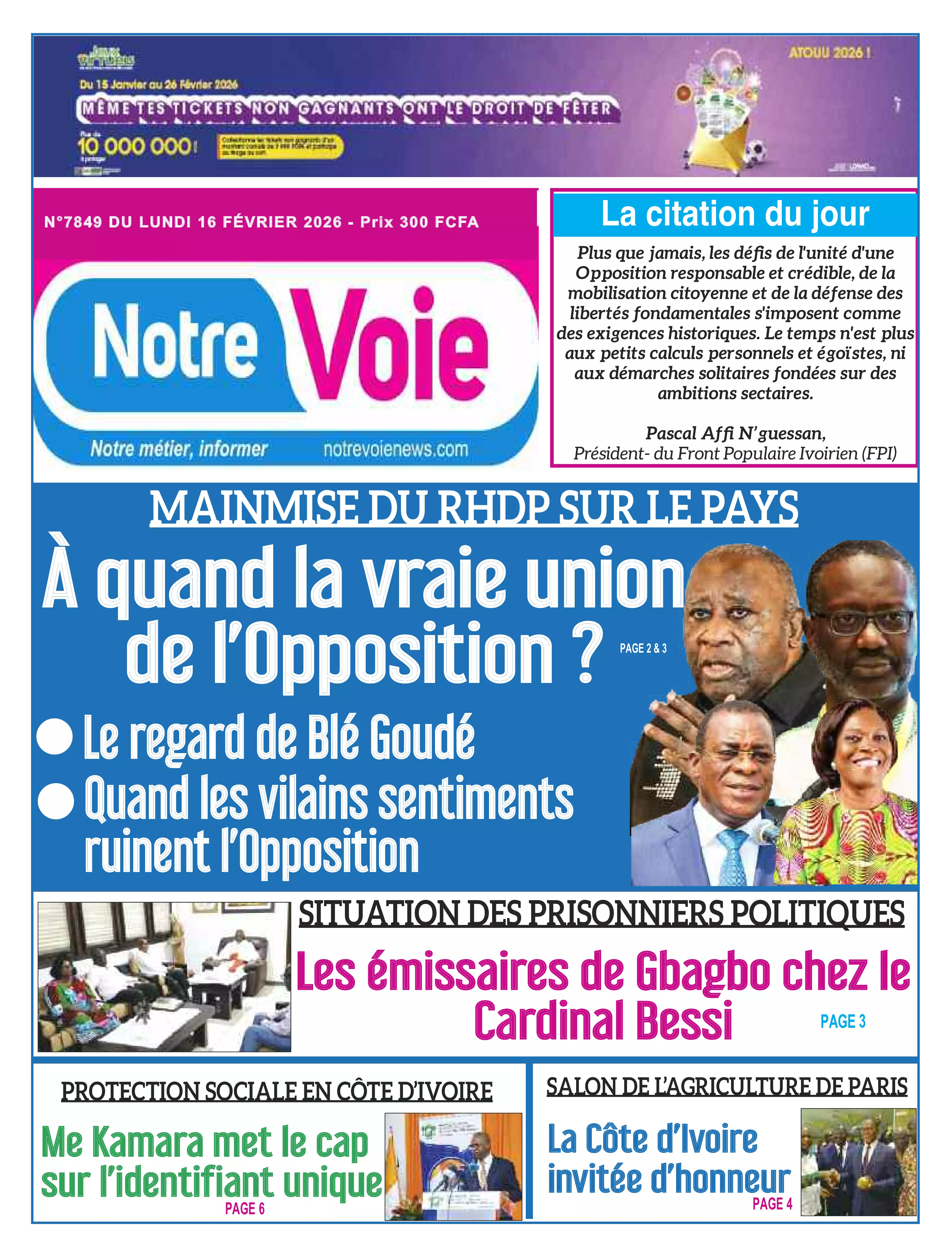 N° 7849 - 2026-02-16