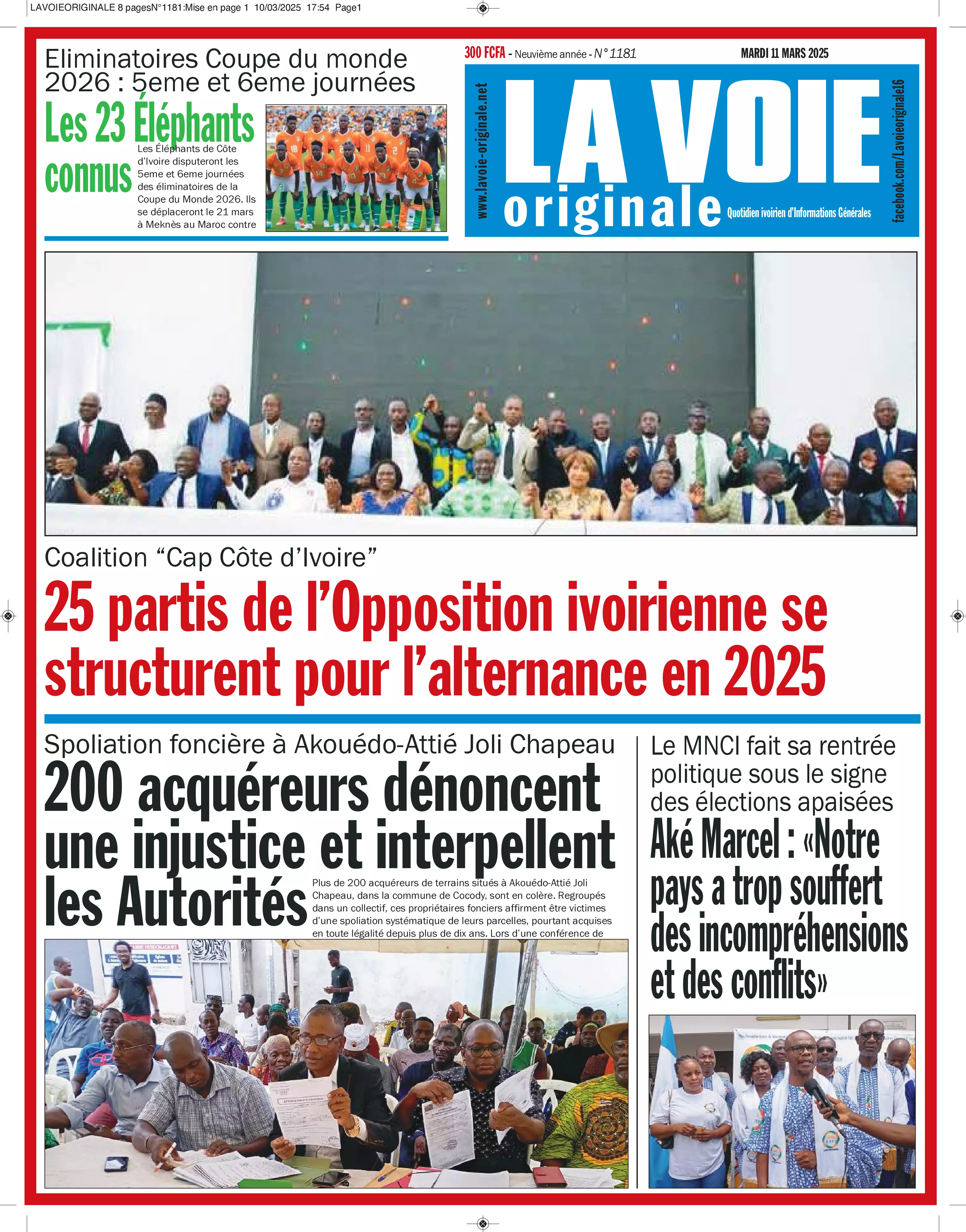 N° 1181 - 2025-03-11