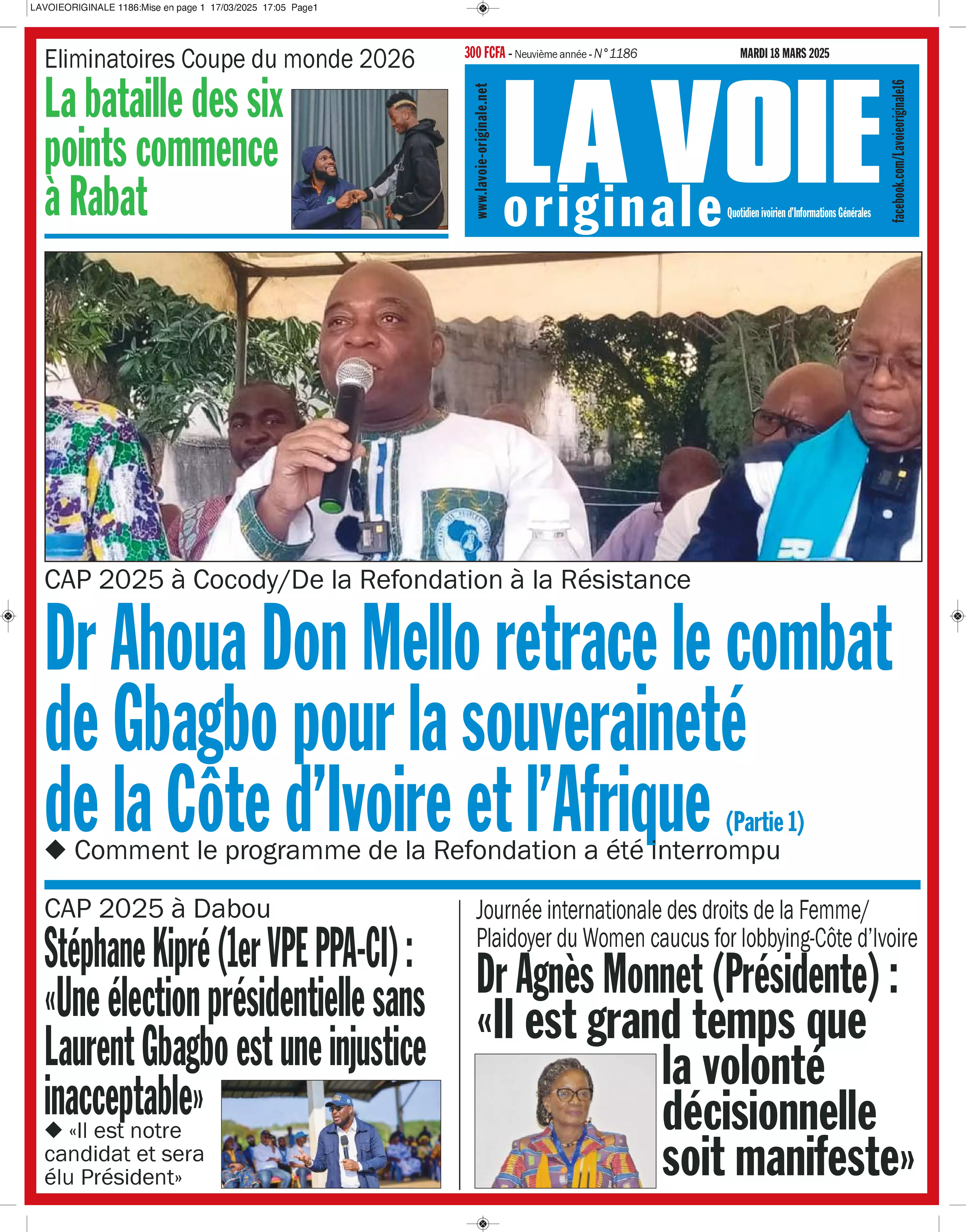 N° 1186 - 2025-03-18