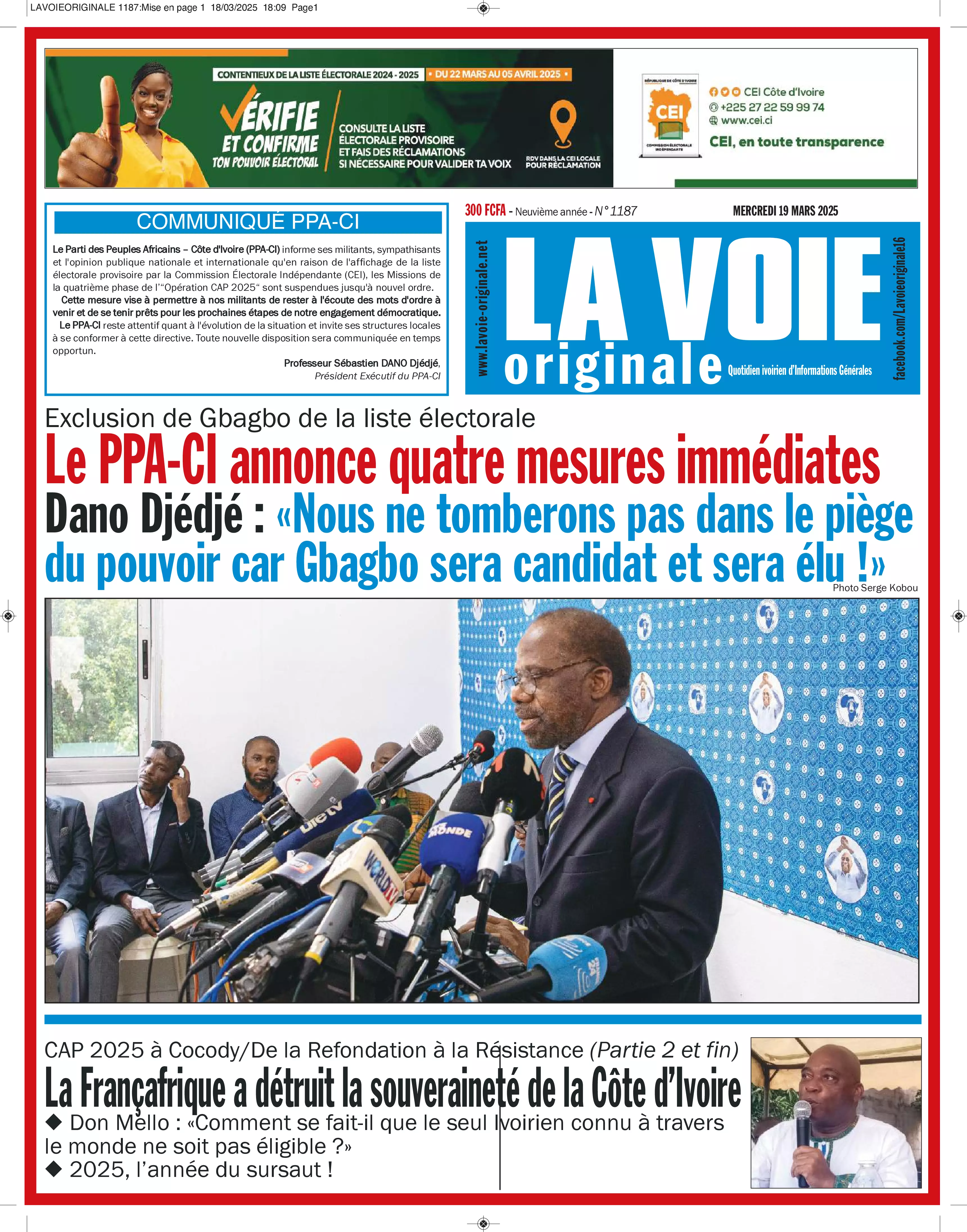 N° 1187 - 2025-03-19