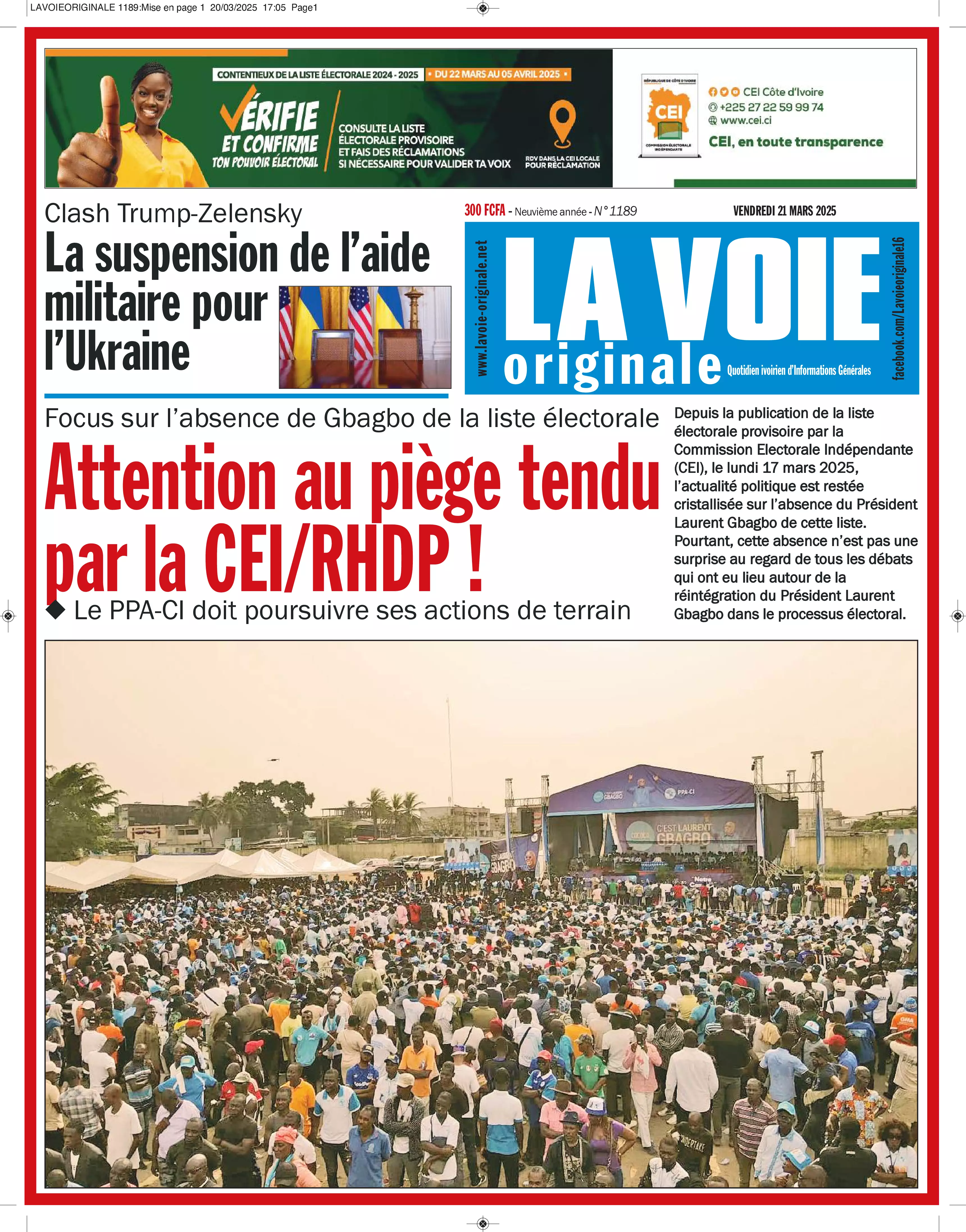 N° 1189 - 2025-03-21