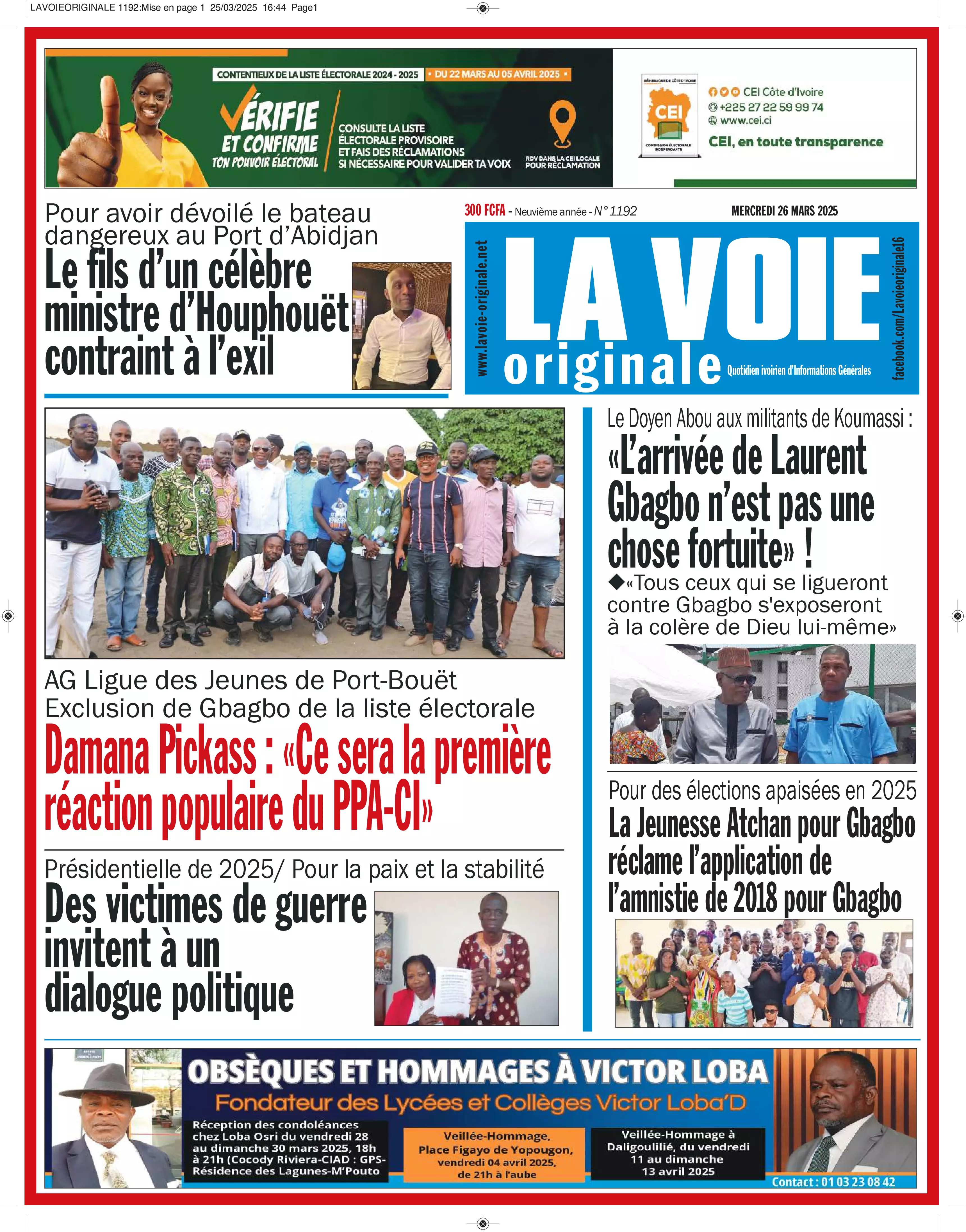 N° 1192 - 2025-03-26