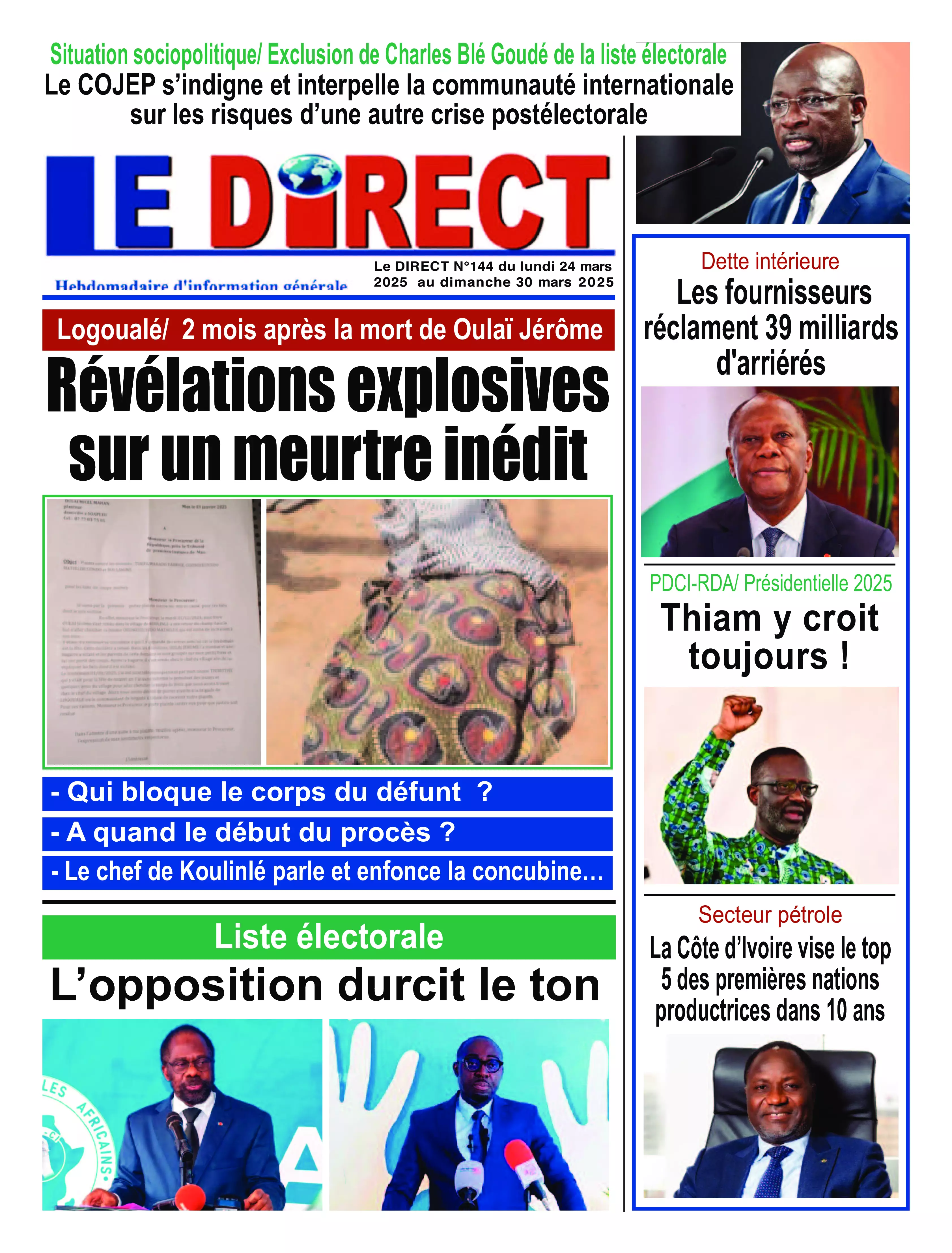 N° 144 - 2025-03-24