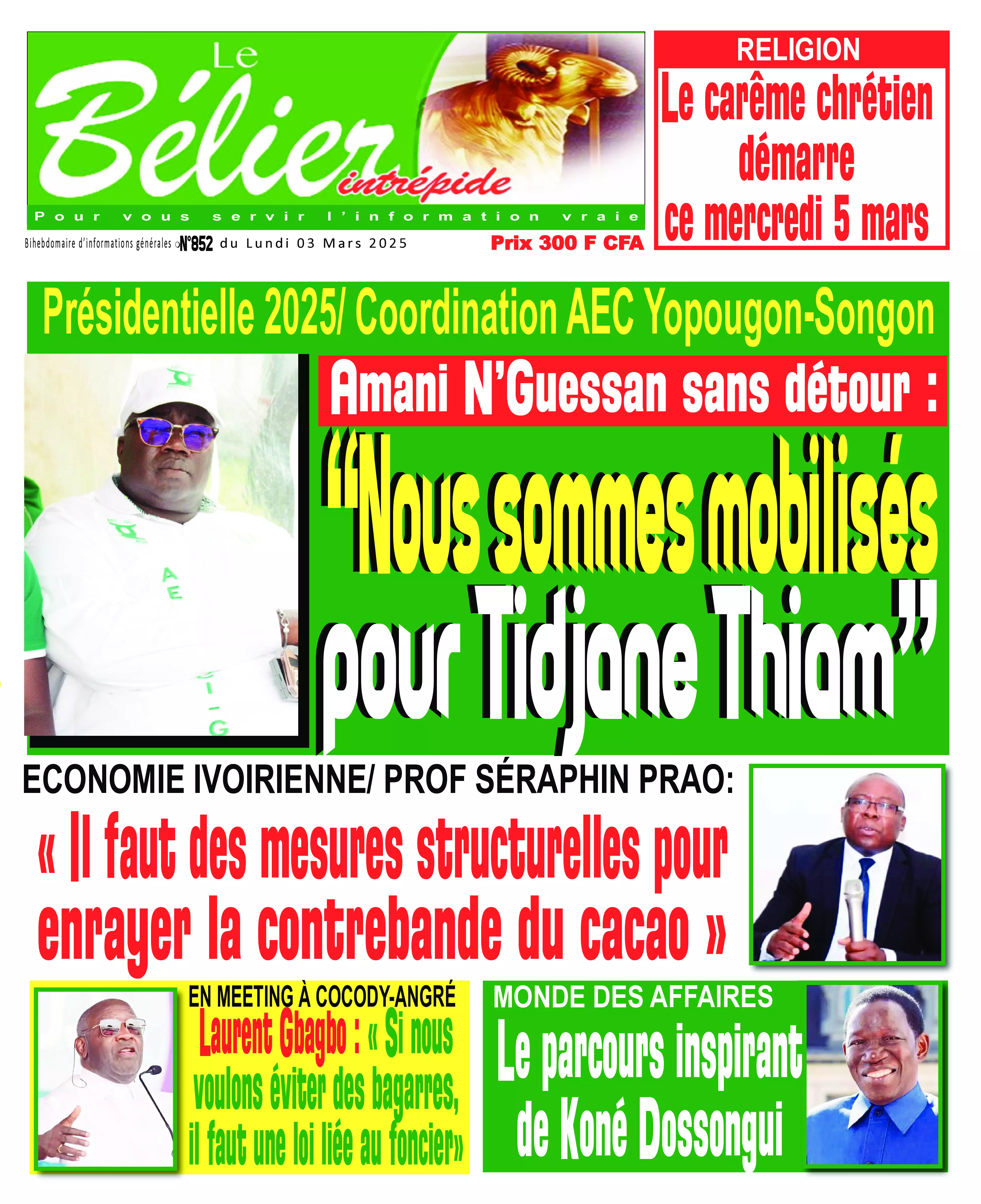 N° 852 - 2025-03-03