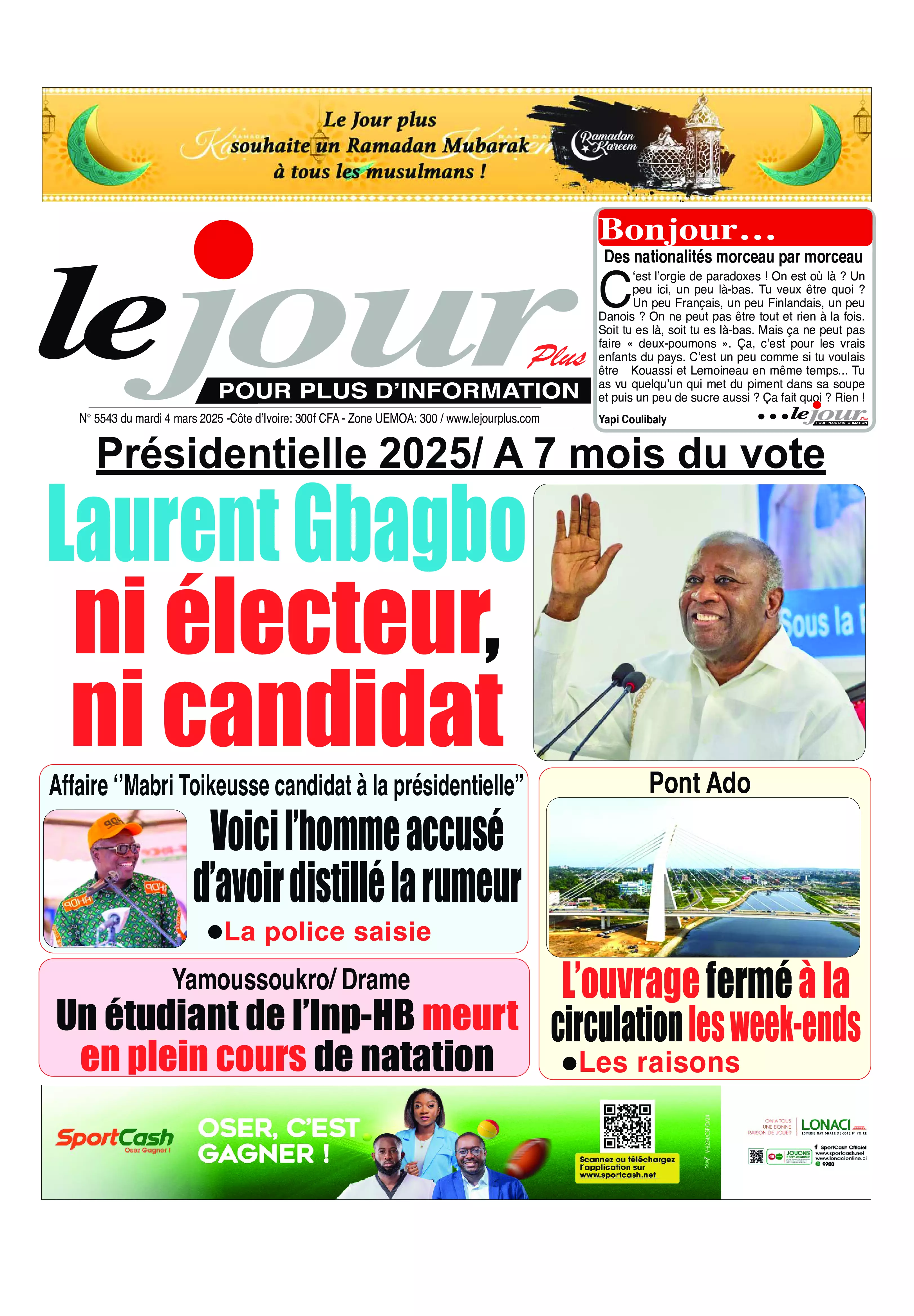 N° 5543 - 2025-03-04