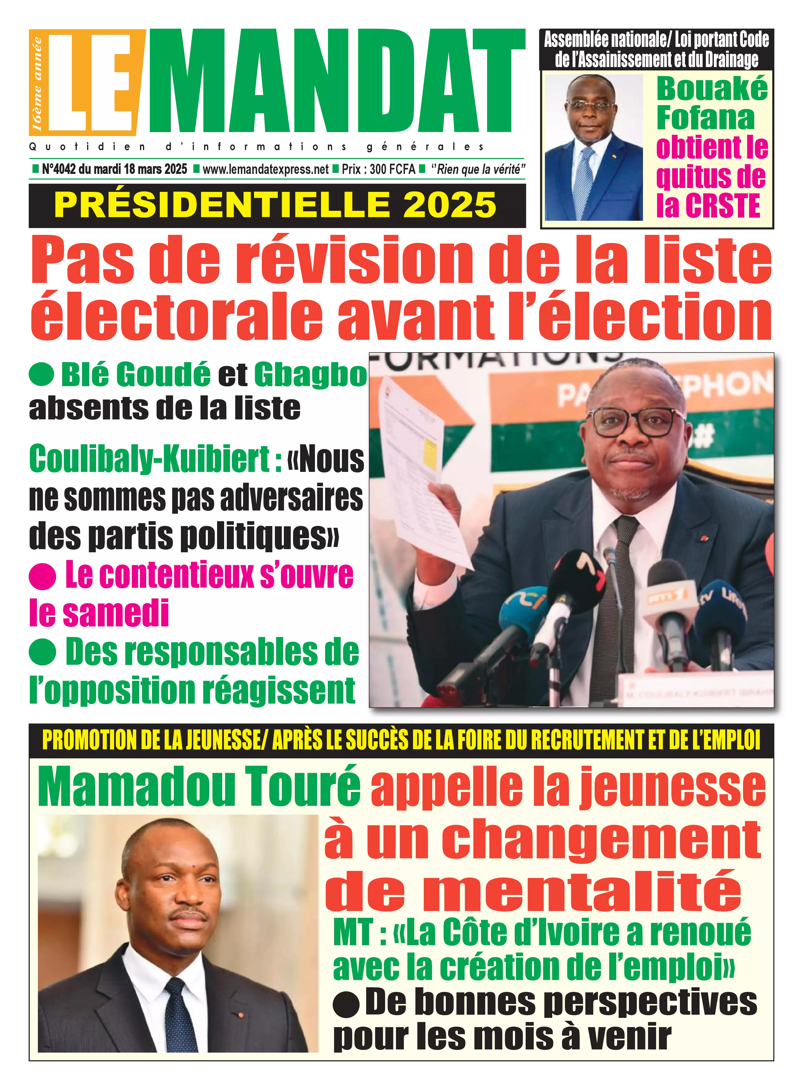 N° 4042 - 2025-03-18