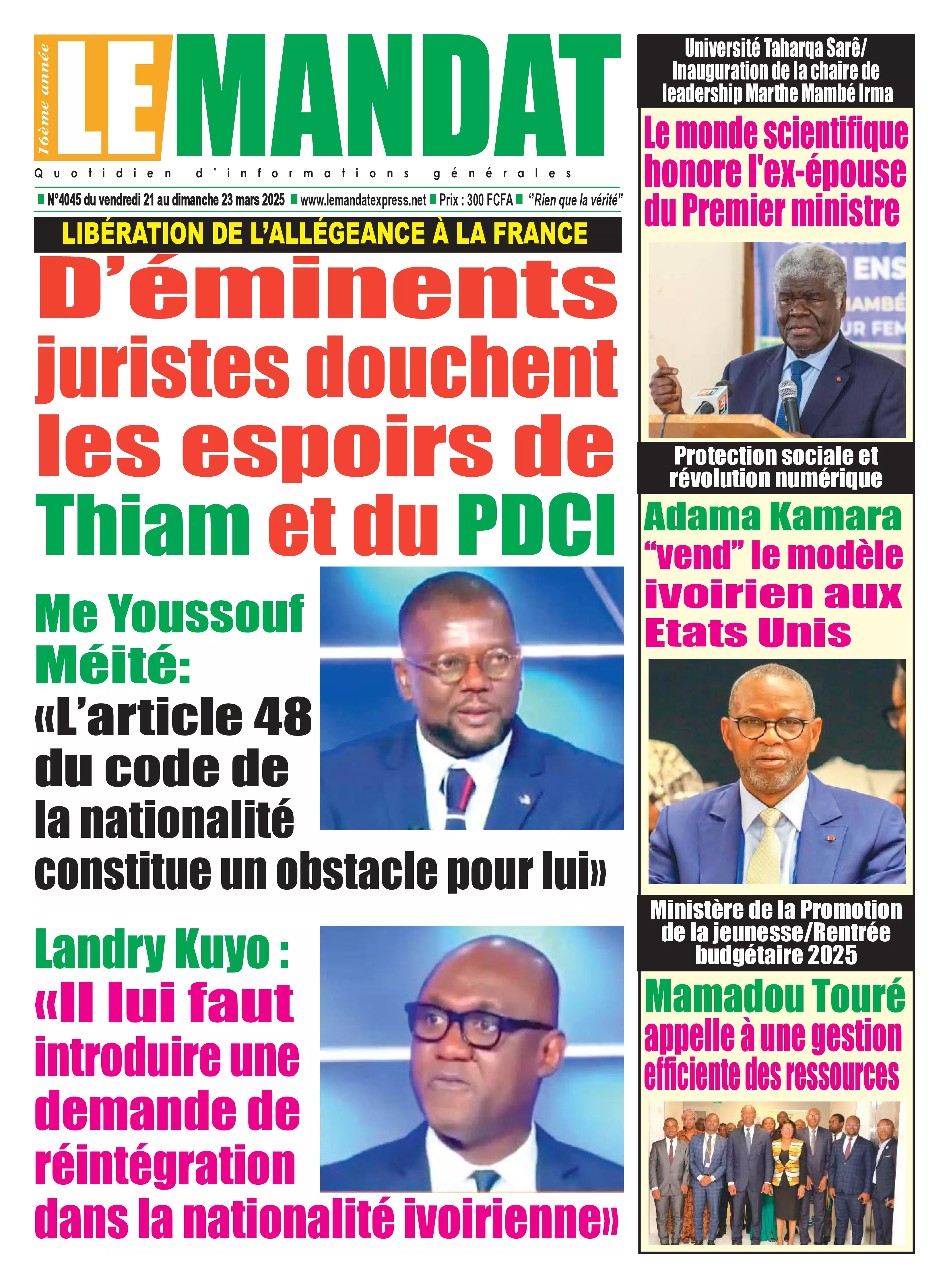 N° 4045 - 2025-03-21