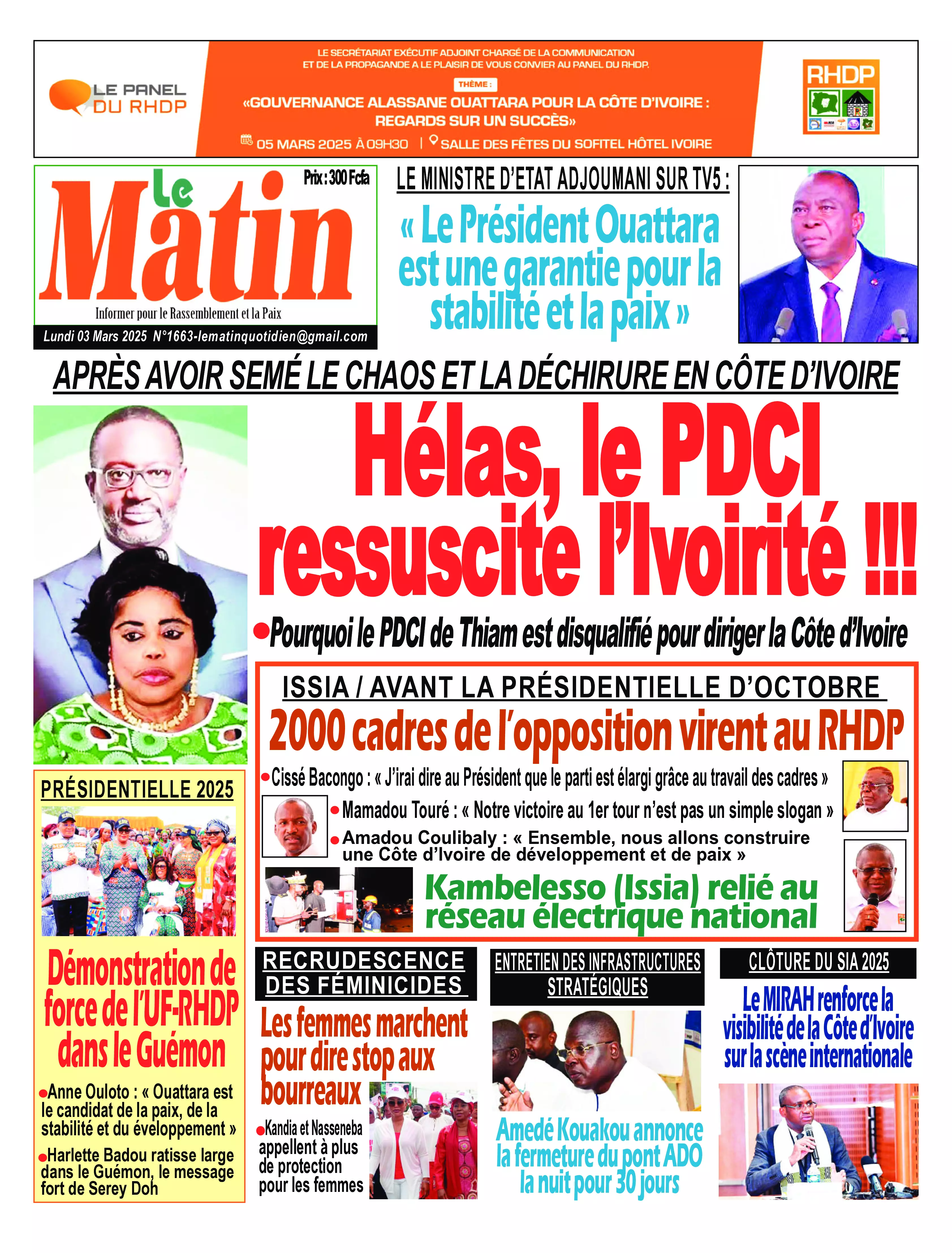 N° 1663 - 2025-03-03