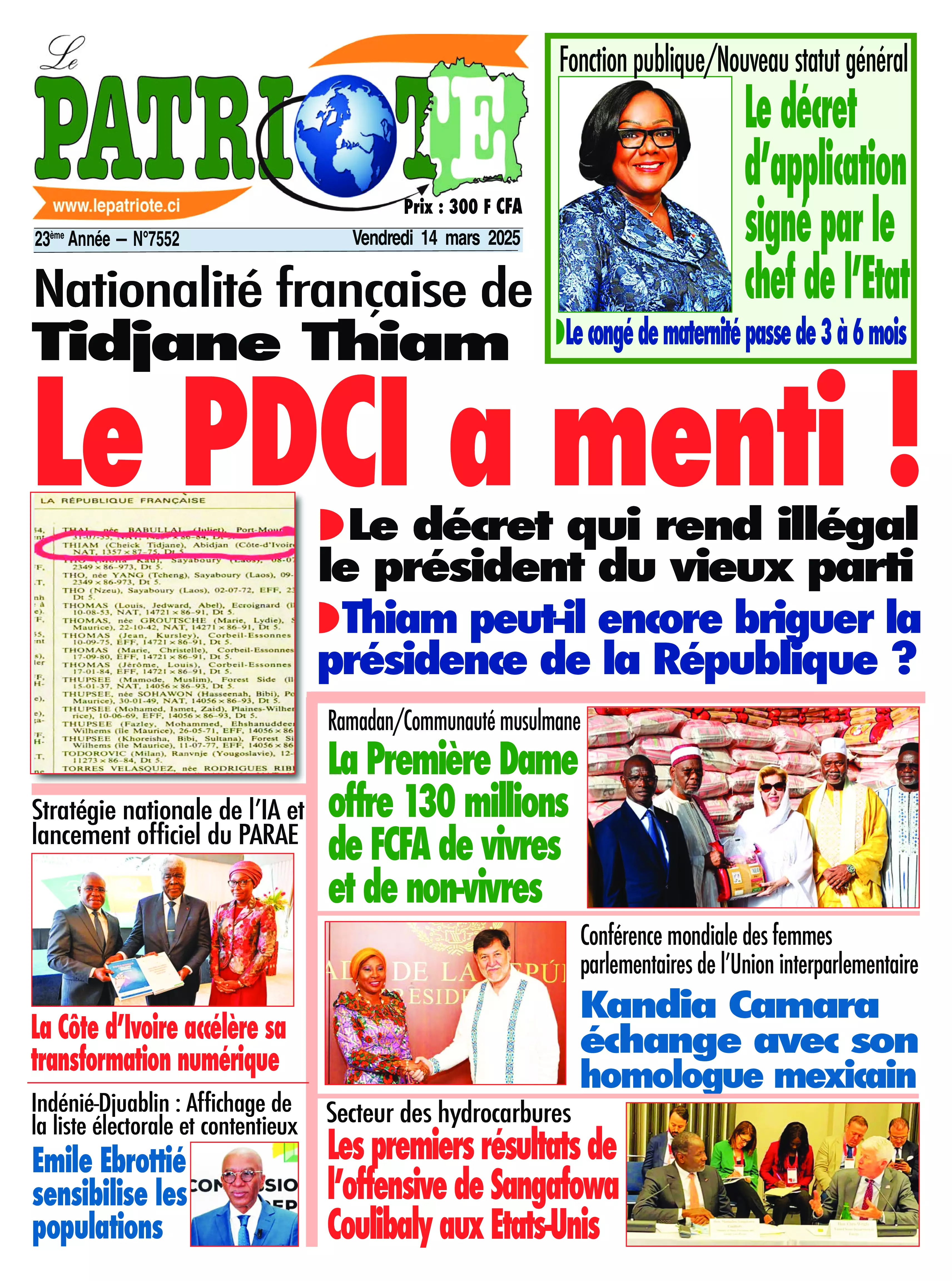N° 7552 - 2025-03-14