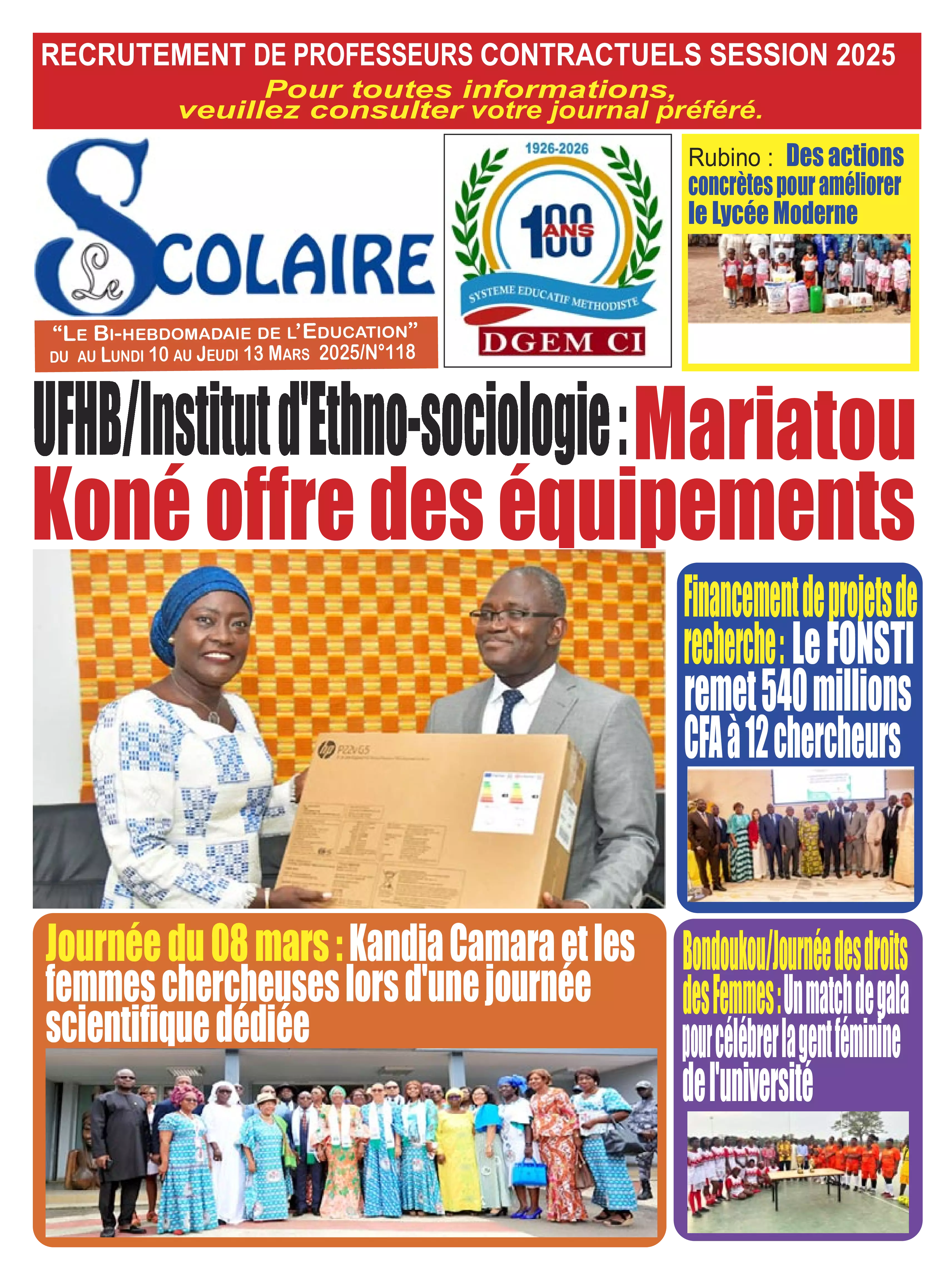 N° 118 - 2025-03-11