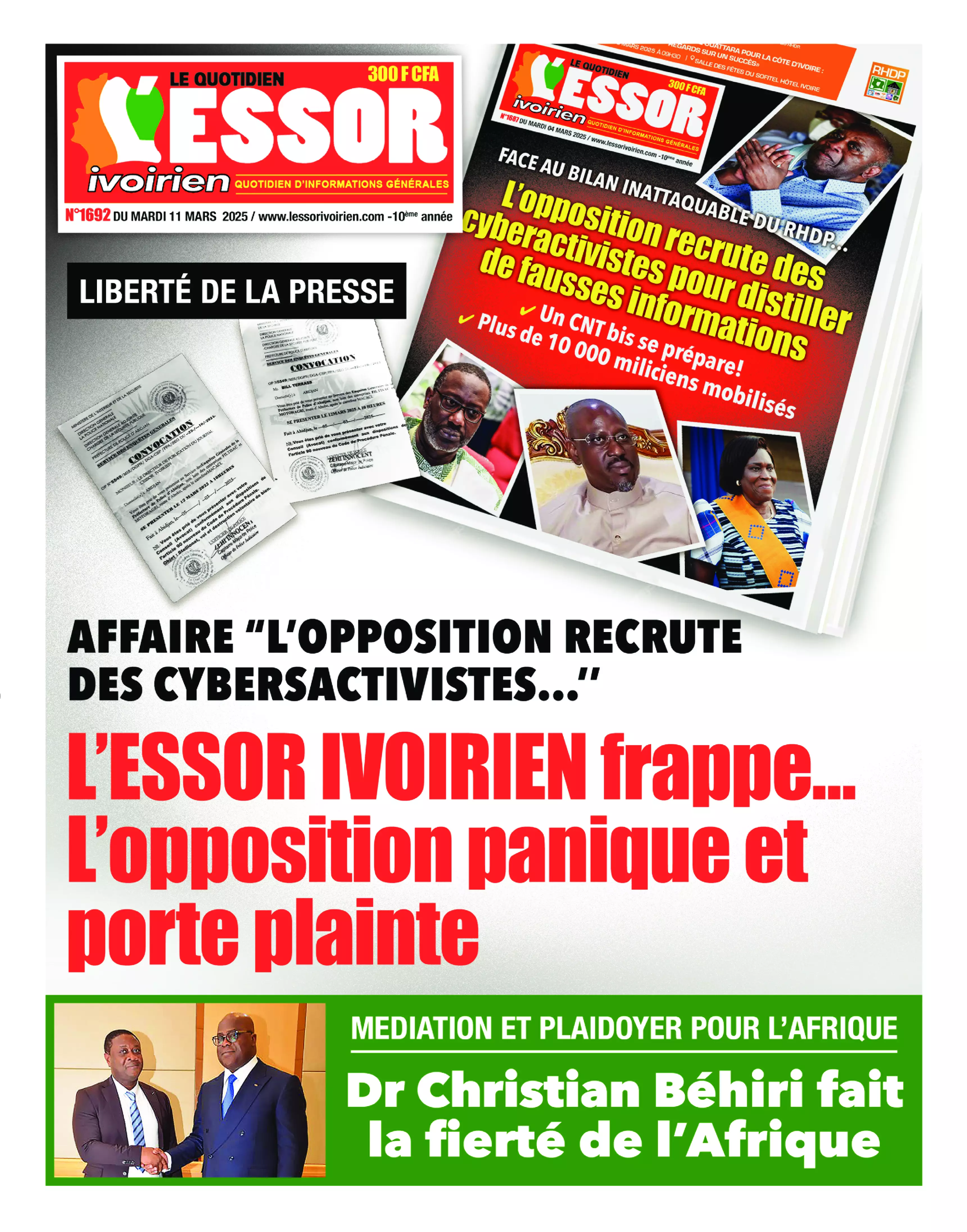 N° 1692 - 2025-03-11