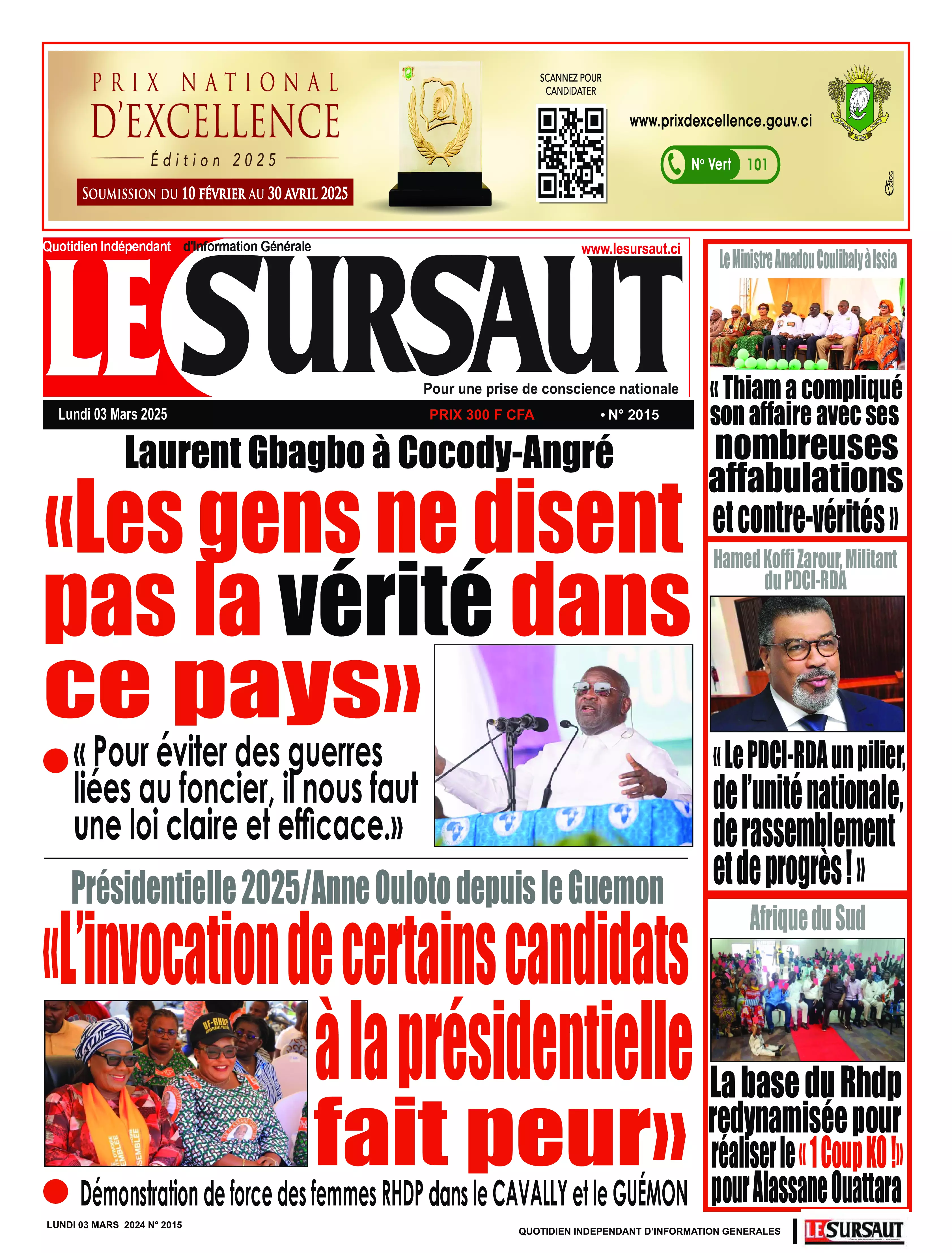 N° 2015 - 2025-03-03