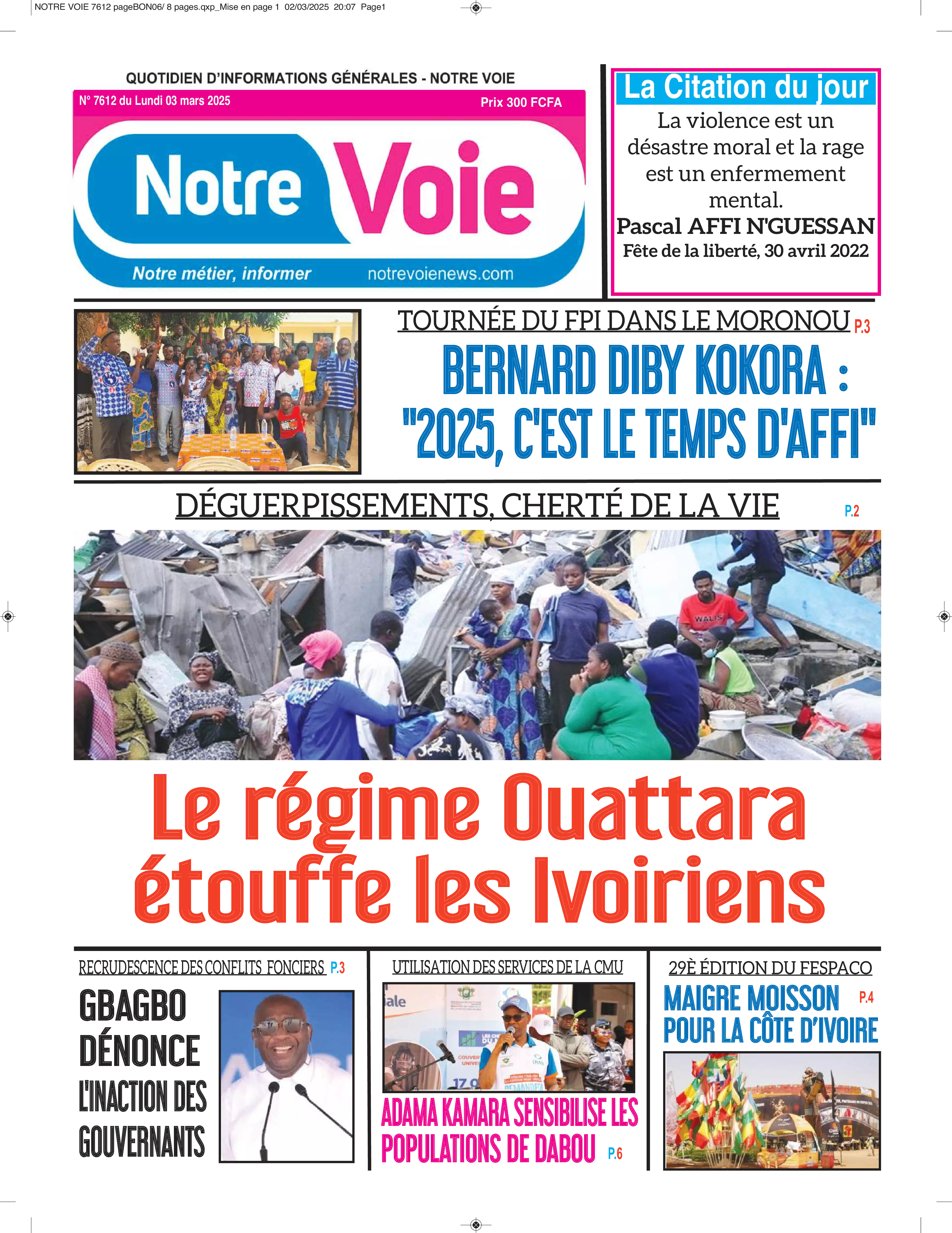 N° 7612 - 2025-03-03