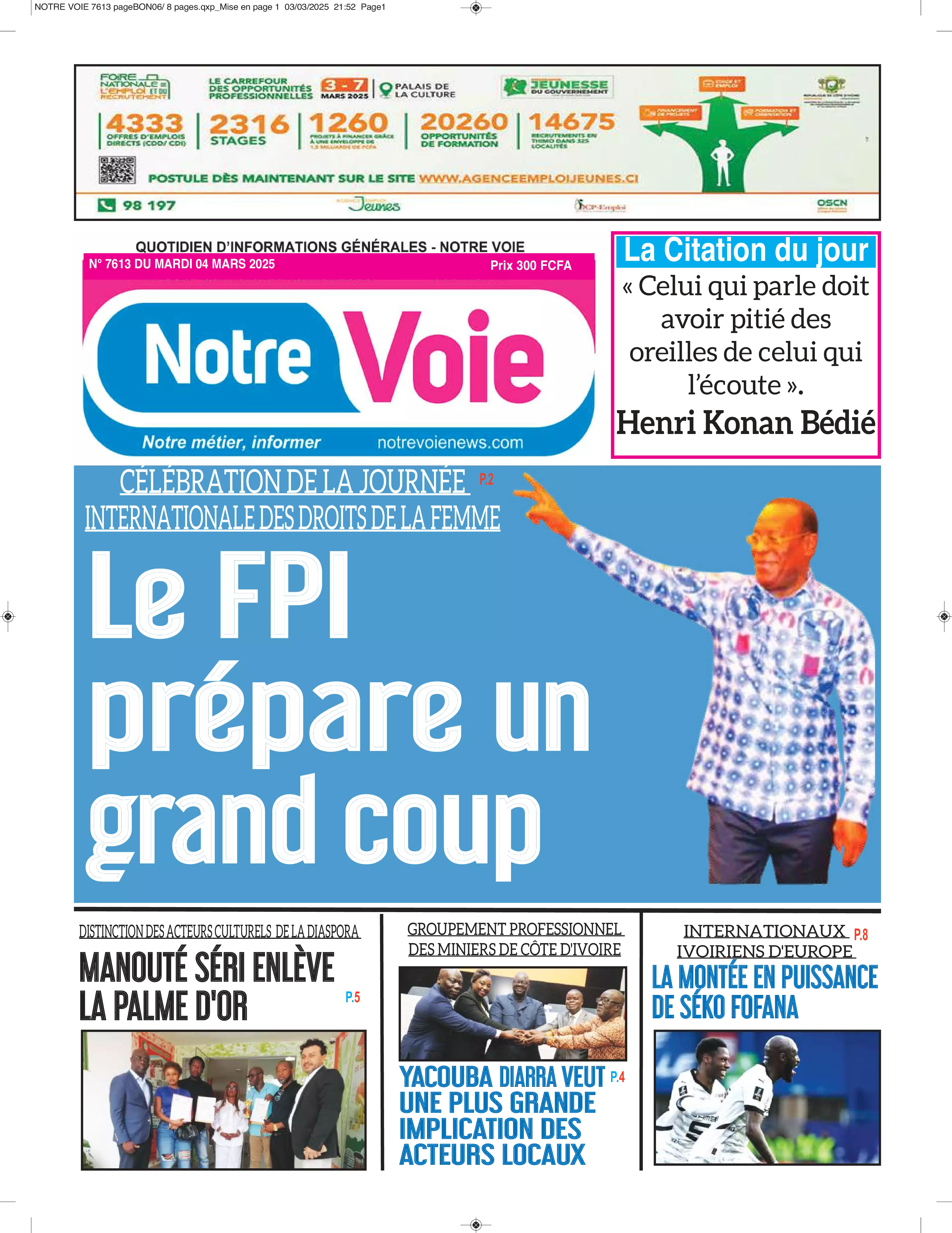 N° 7613 - 2025-03-04