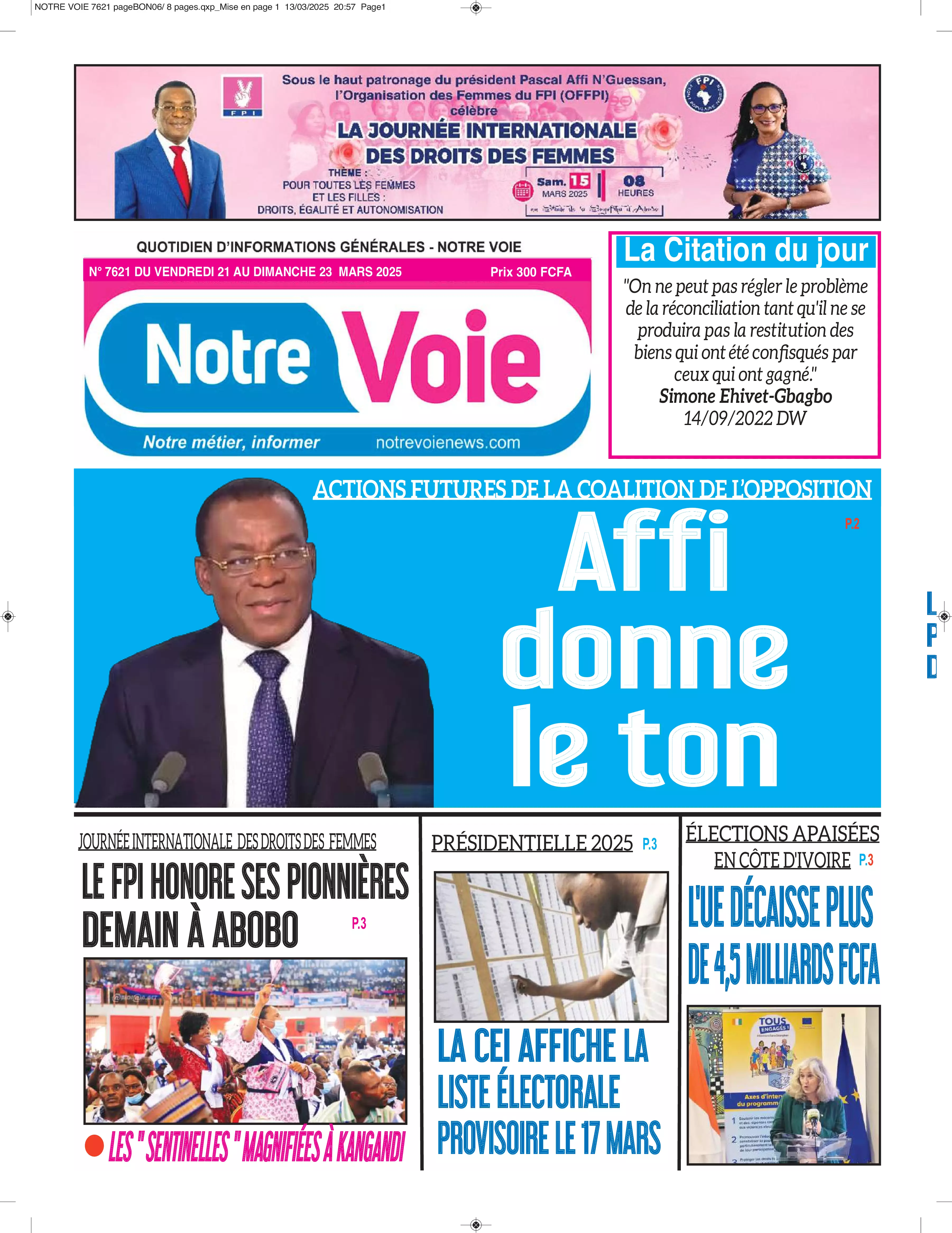 N° 7621 - 2025-03-14