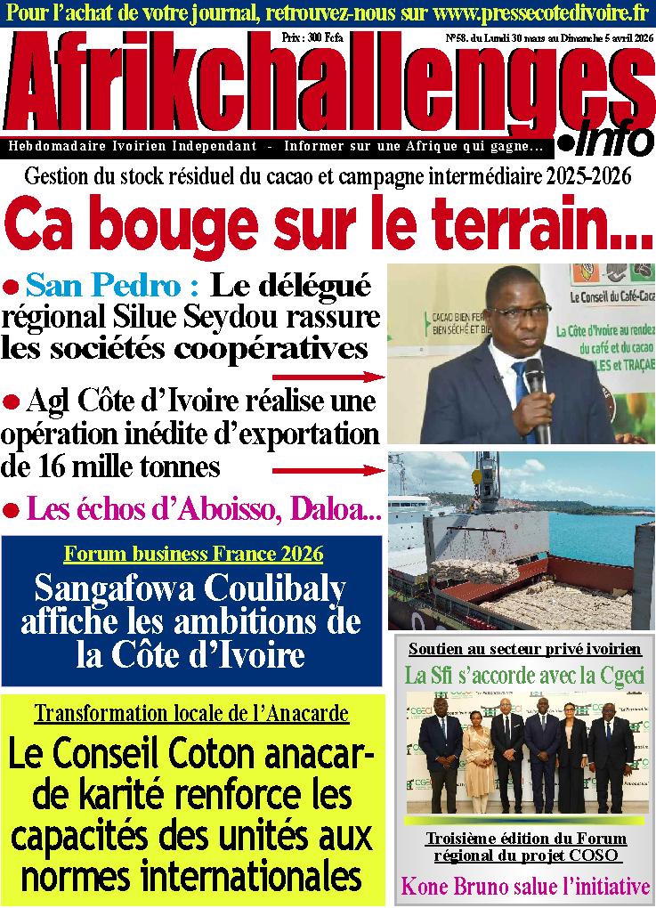 AFRIKCHALLENGES N° 58