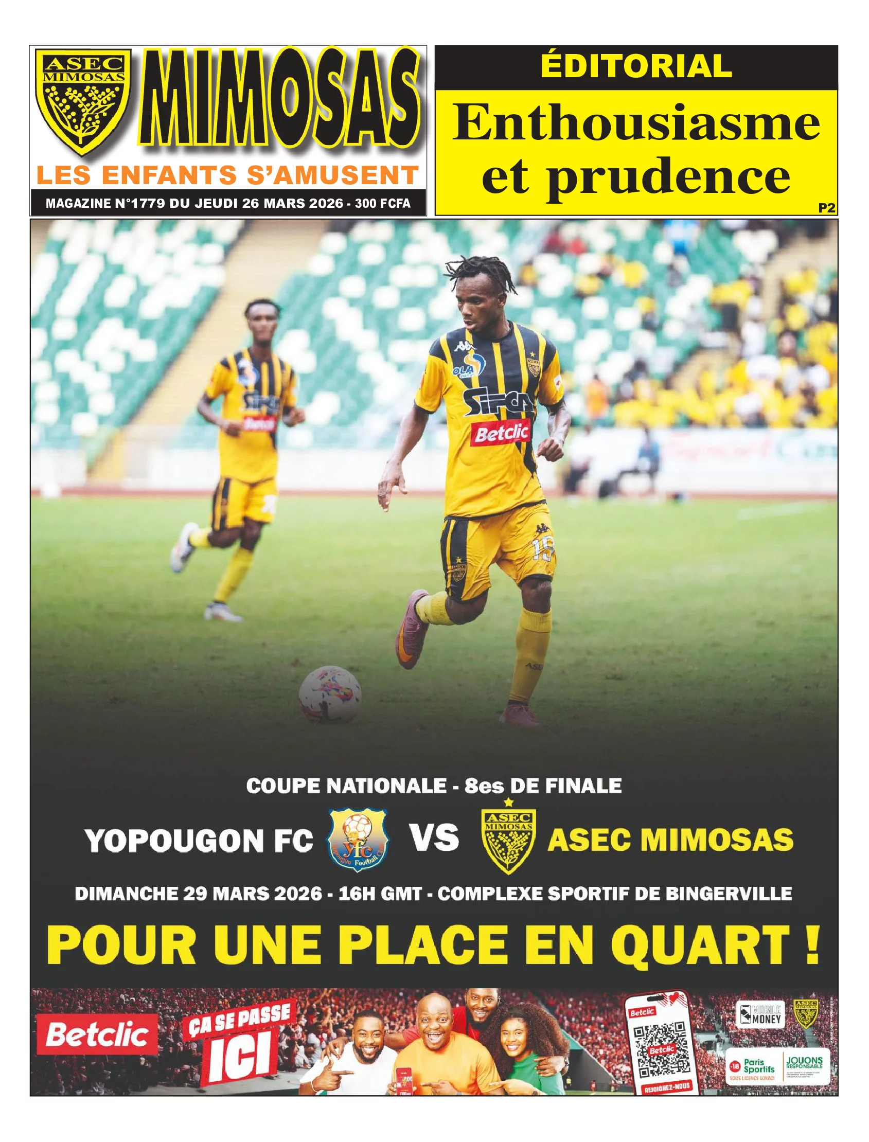 ASEC MIMOSAS N° 1779