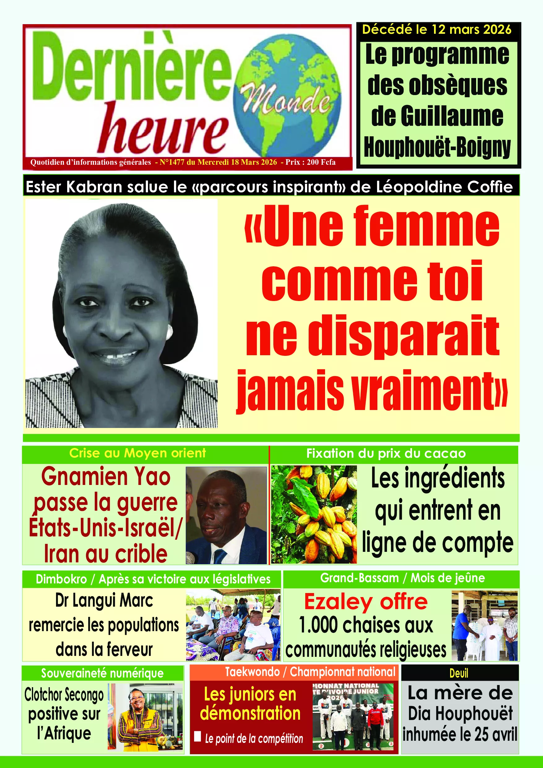 N° 1477 - 2026-03-18