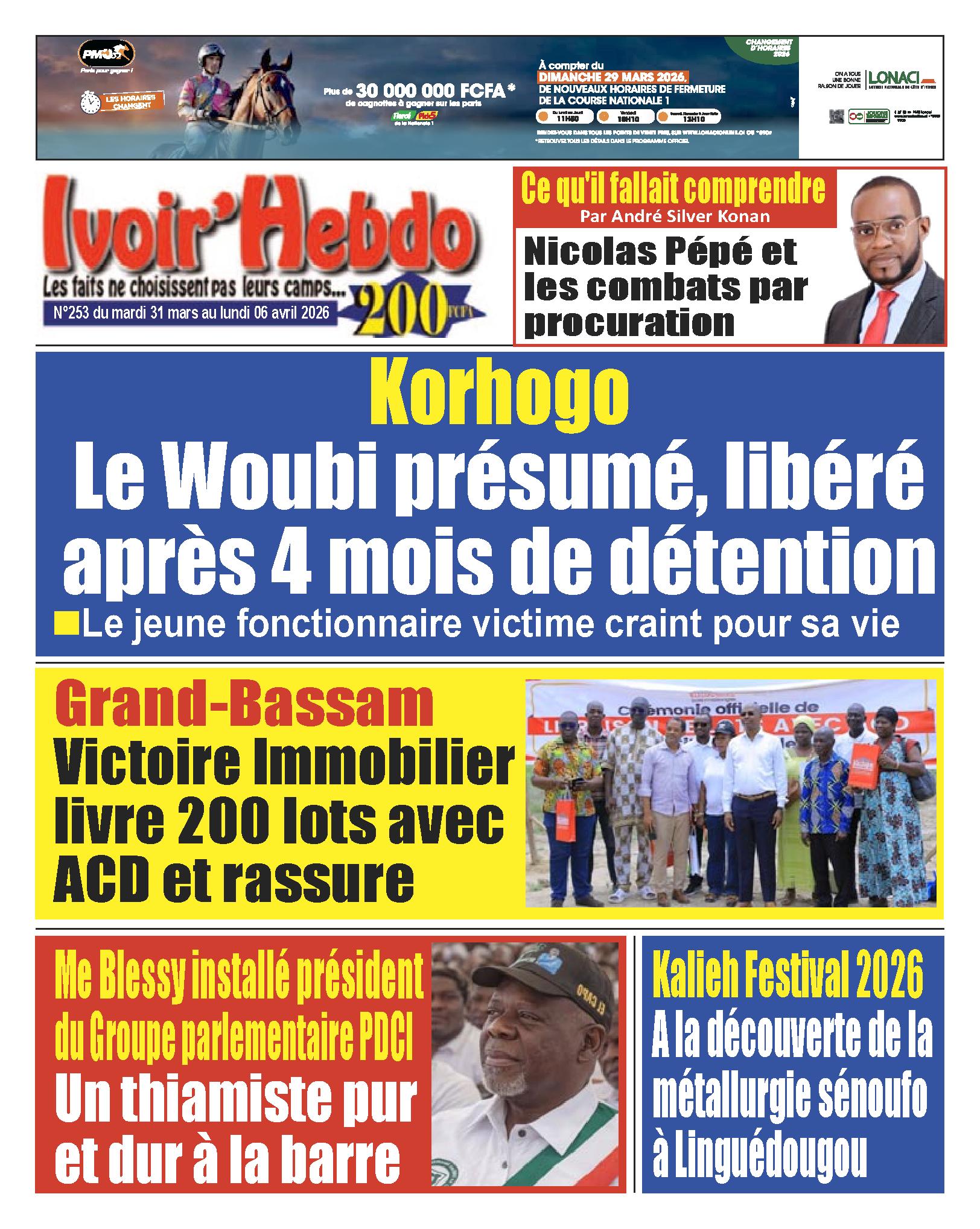 IVOIR HEBDO N° 253