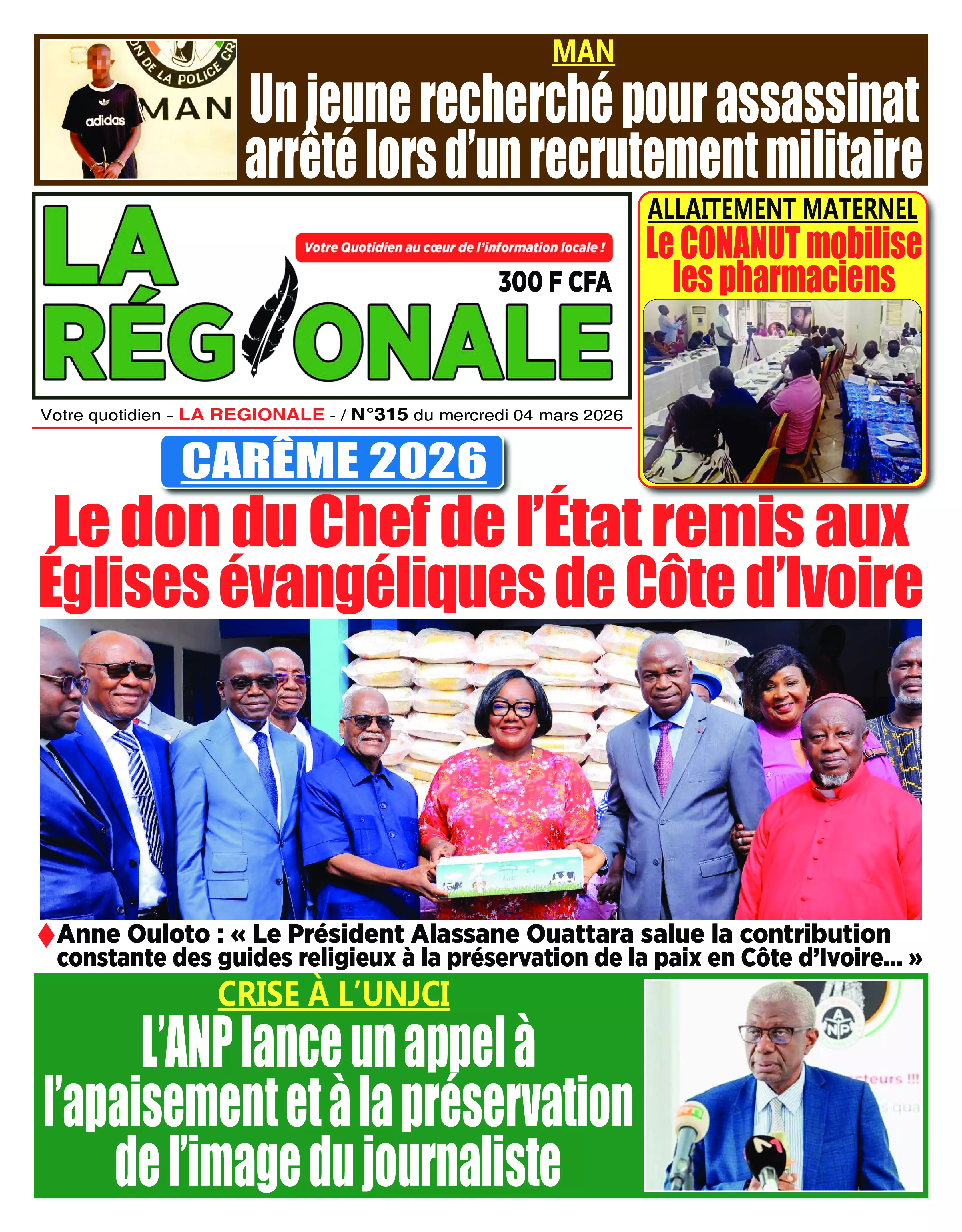 N° 315 - 2026-03-04