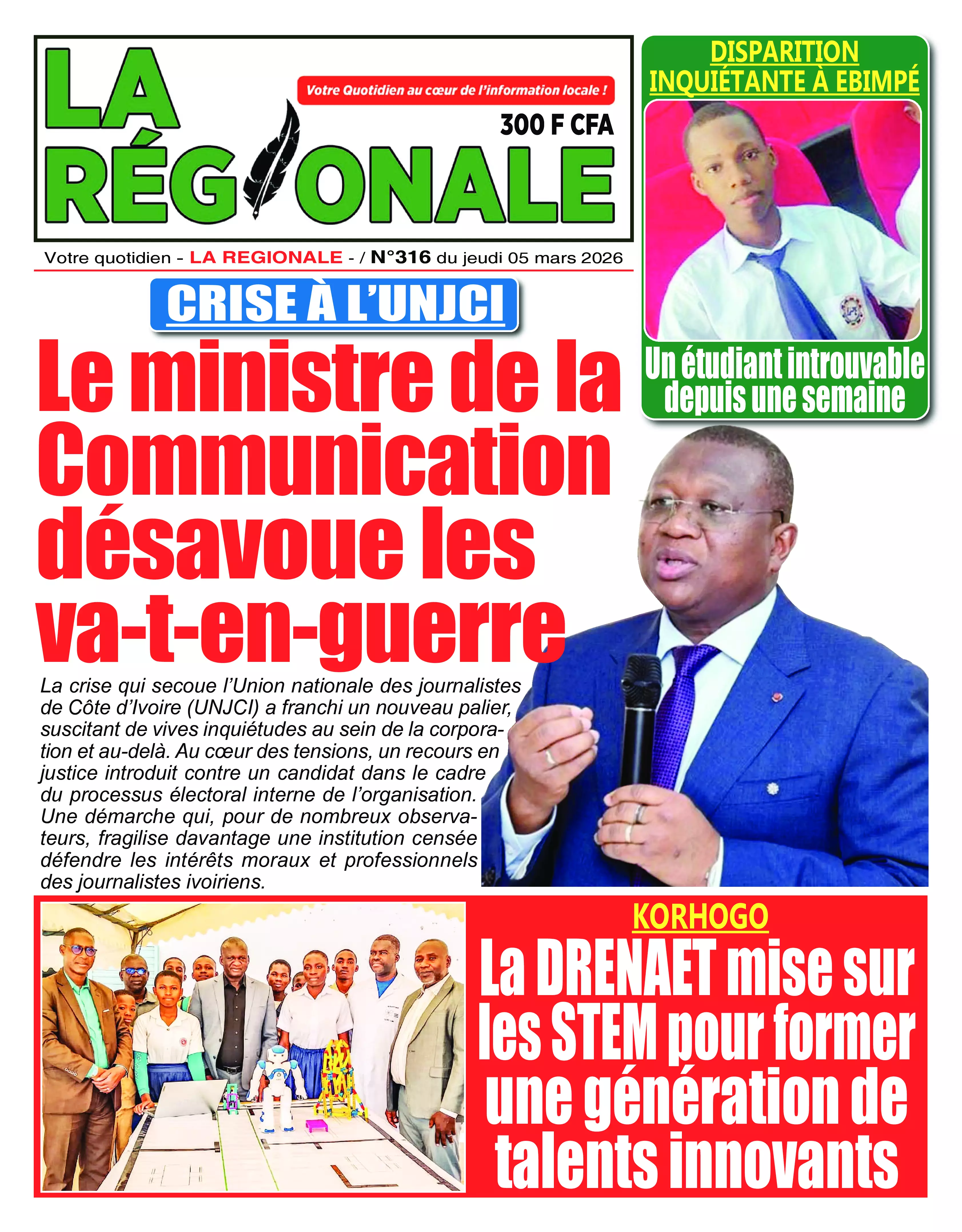 N° 316 - 2026-03-05